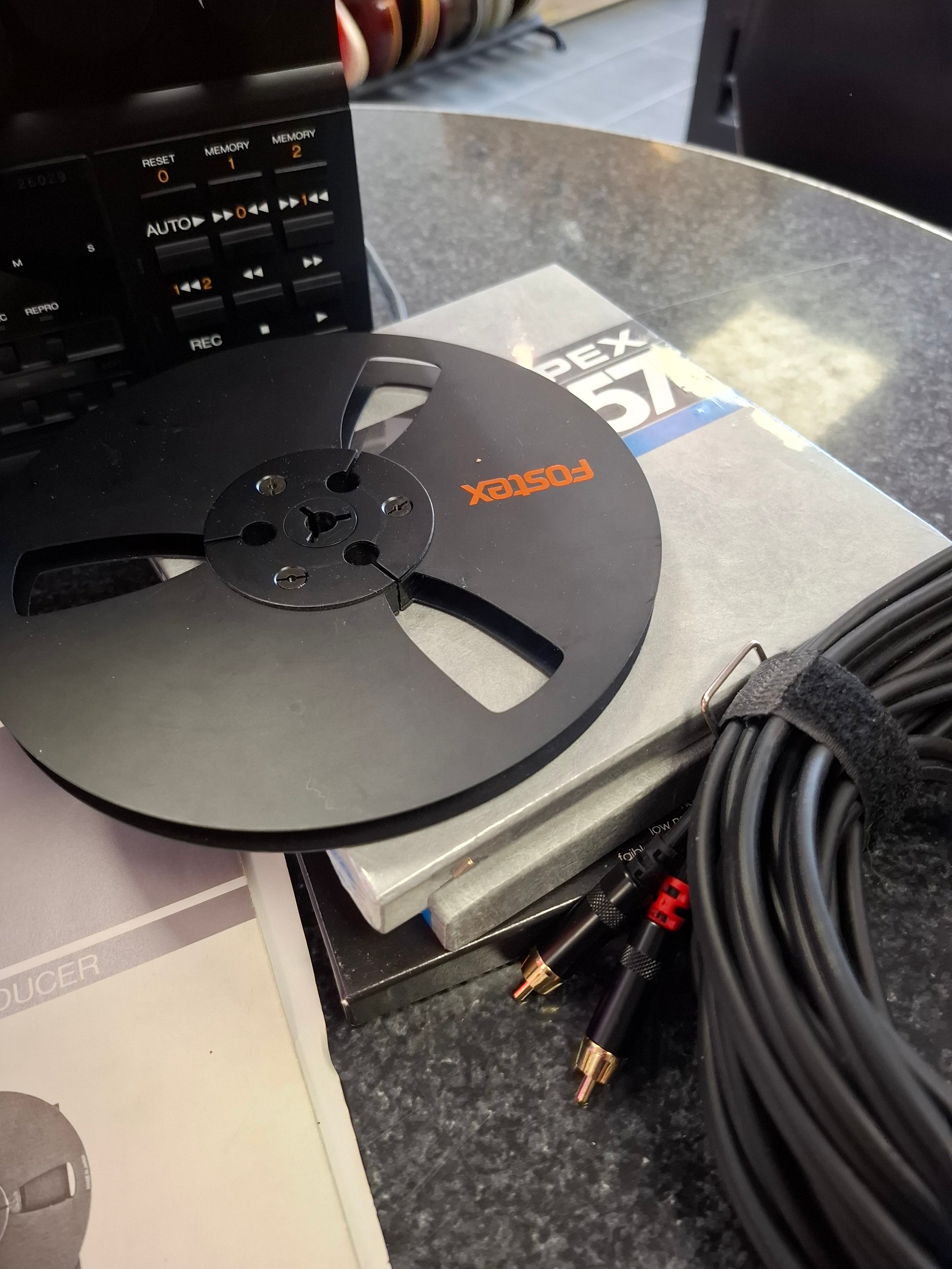Fostex M20 Two Track Recorder w/ Aphex 124A and cables