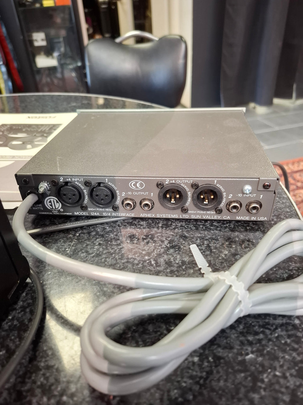 Fostex M20 Two Track Recorder w/ Aphex 124A and cables