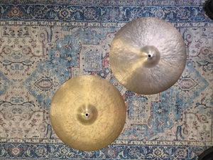 K Zildjian 14" Hi-Hat New Stamp 1967-1977 823 & 872 gr