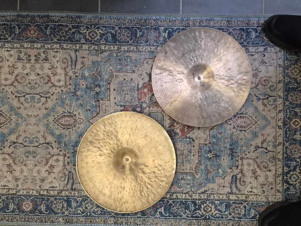 K Zildjian 14" Hi-Hat New Stamp 1967-1977 823 & 872 gr