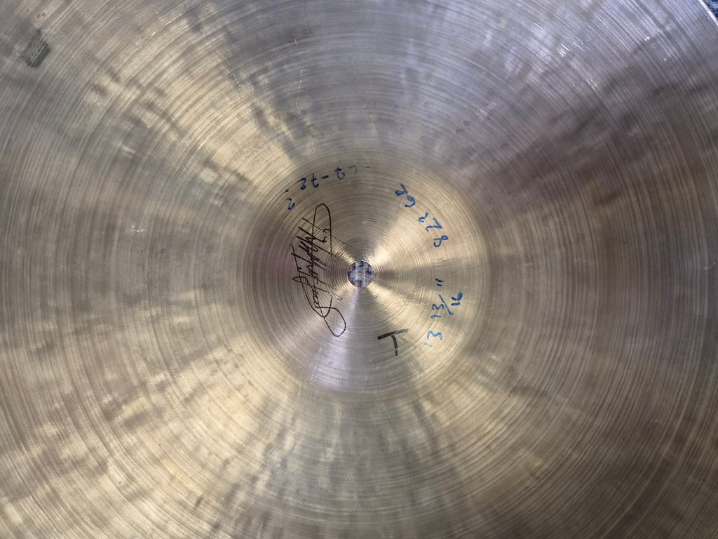 K Zildjian 14" Hi-Hat New Stamp 1967-1977 823 & 872 gr