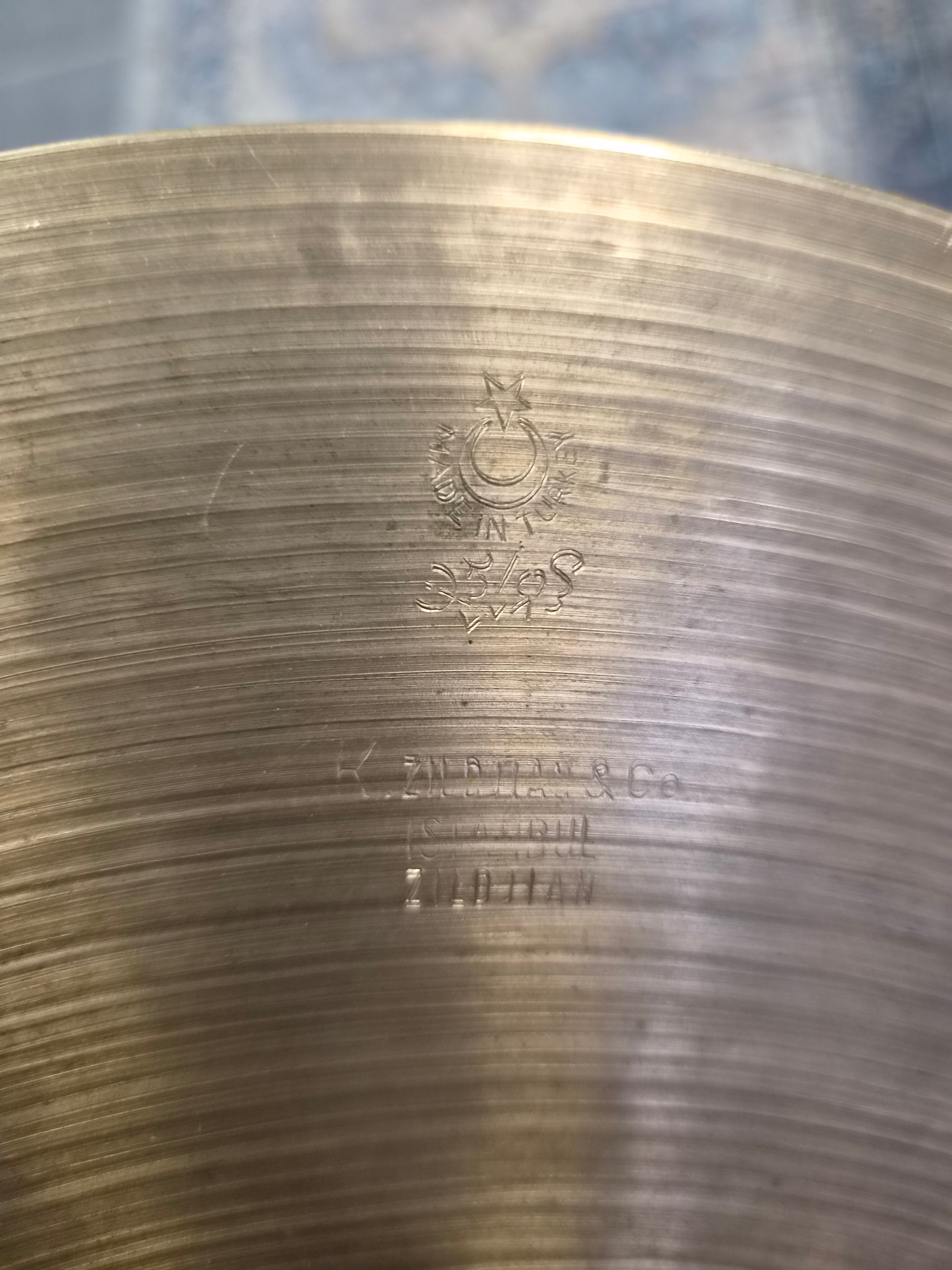 K Zildjian 14" Hi-Hat New Stamp 1967-1977 823 & 872 gr