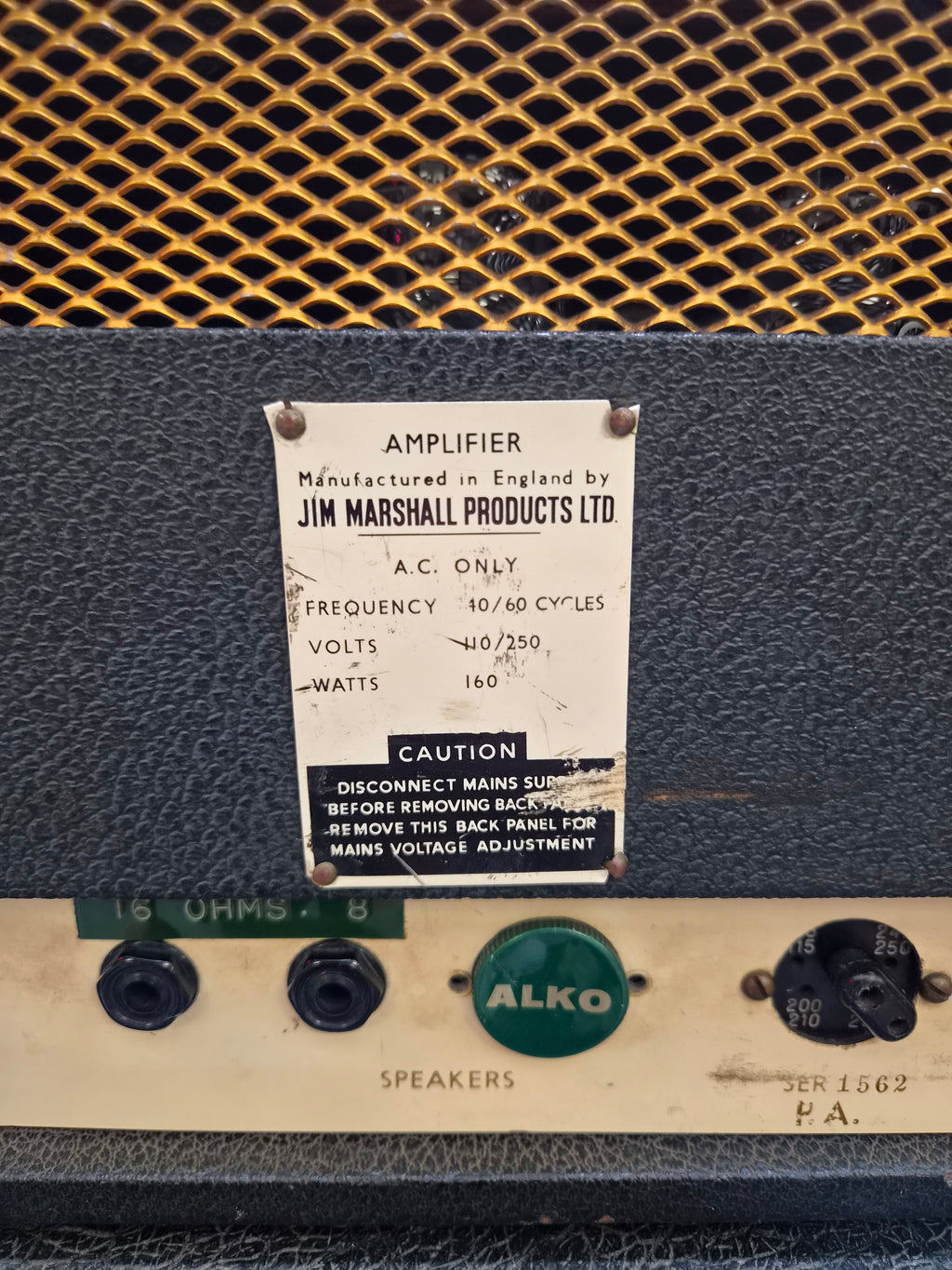 Marshall JTM45 PA Mk II 1965