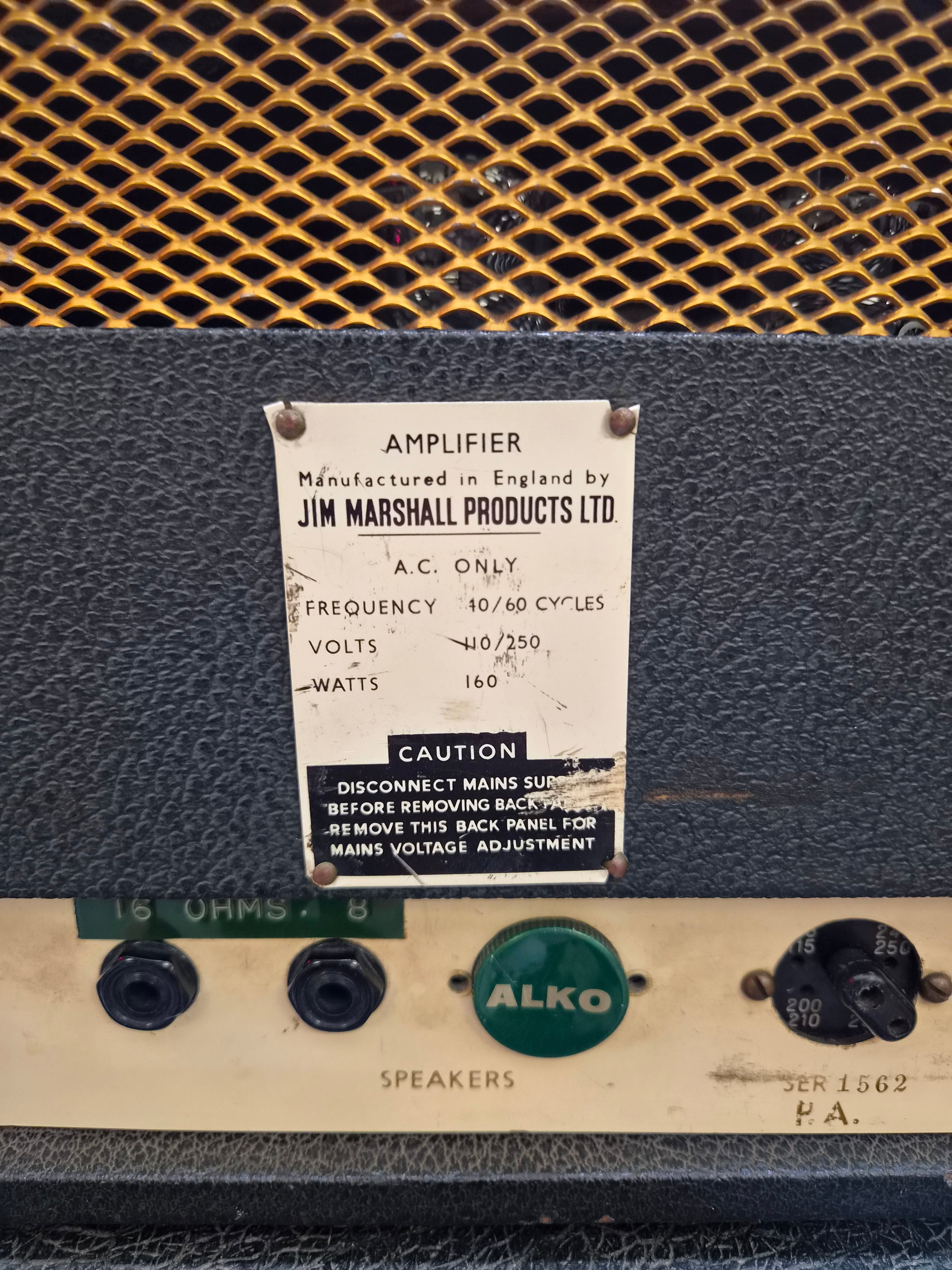 Marshall JTM45 PA Mk II 1965