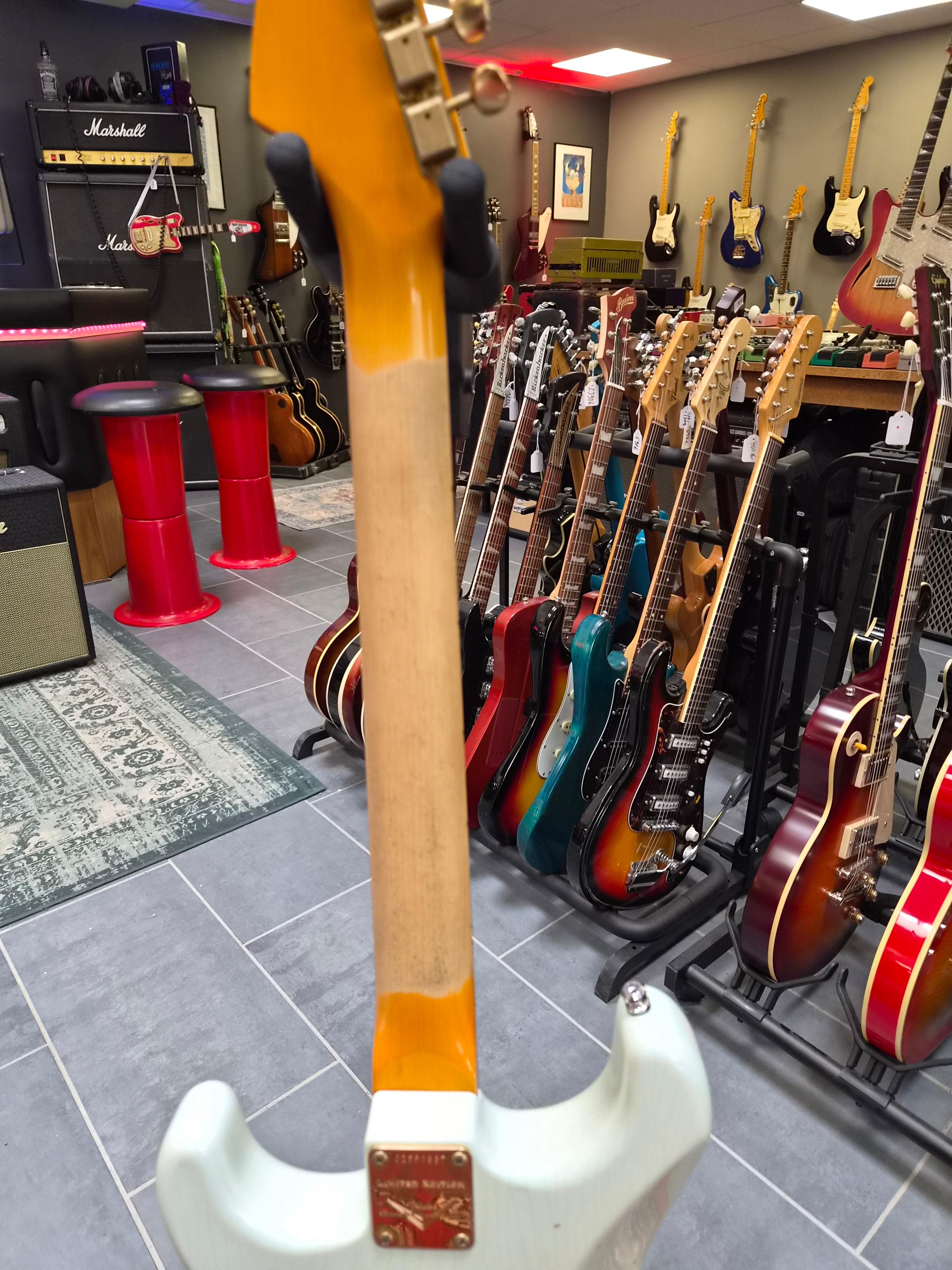 Fender Custom Shop ´62 Stratocaster Bone Tone Journeyman Relic Sonic Blue 2021