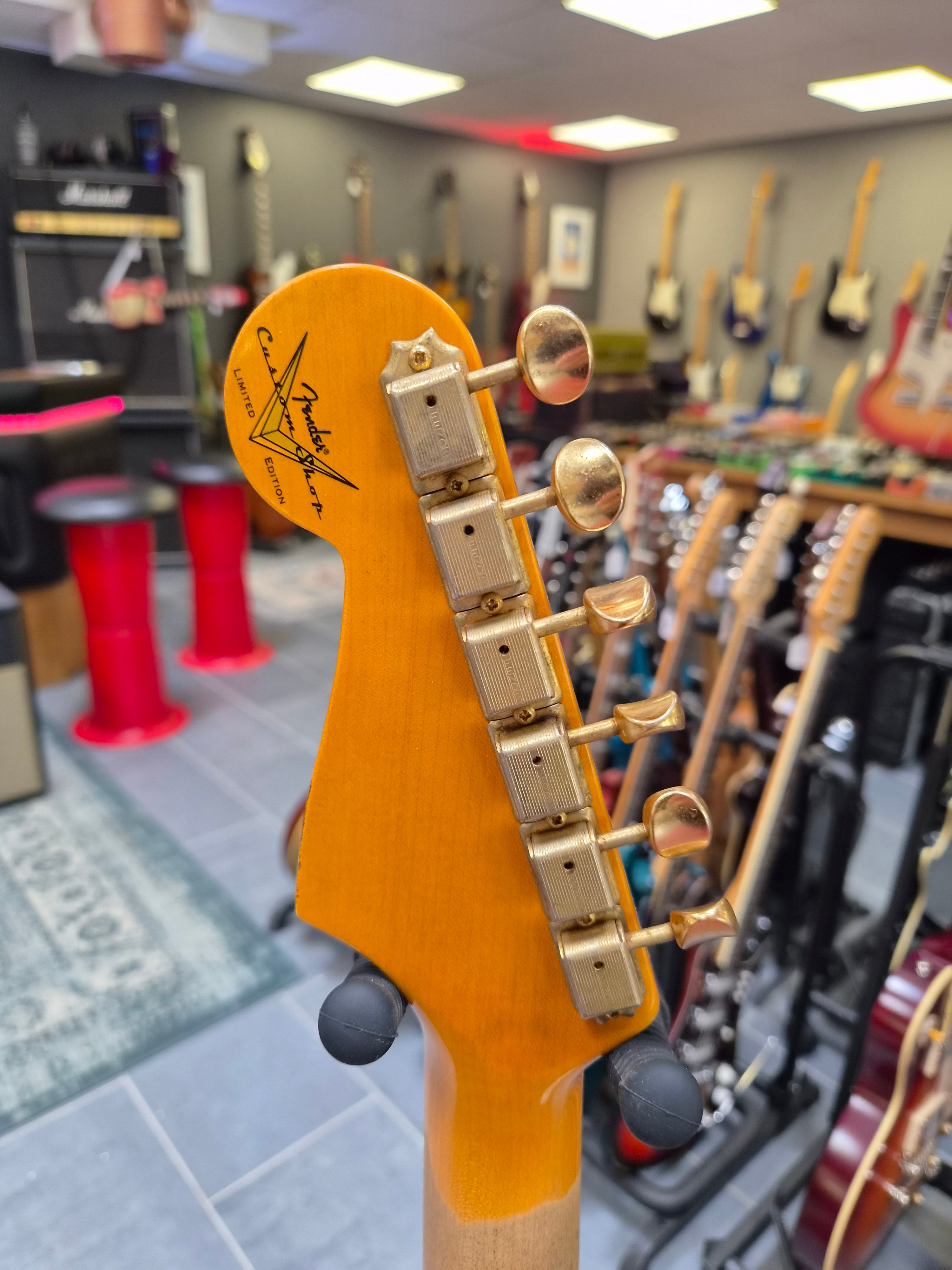 Fender Custom Shop ´62 Stratocaster Bone Tone Journeyman Relic Sonic Blue 2021