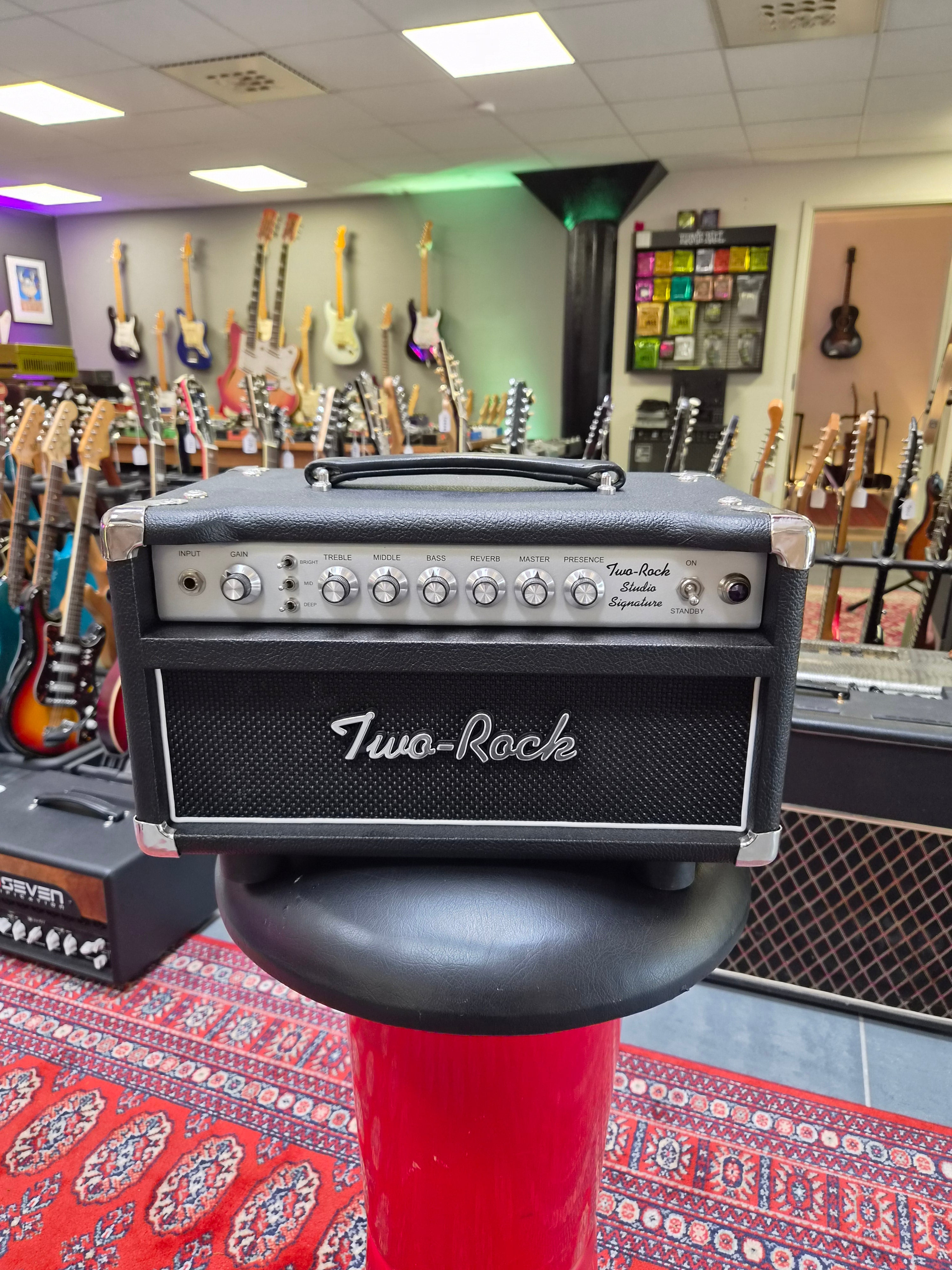 Two-Rock Studio Signature 35-Watt Guitar Amp Head Silver Panel