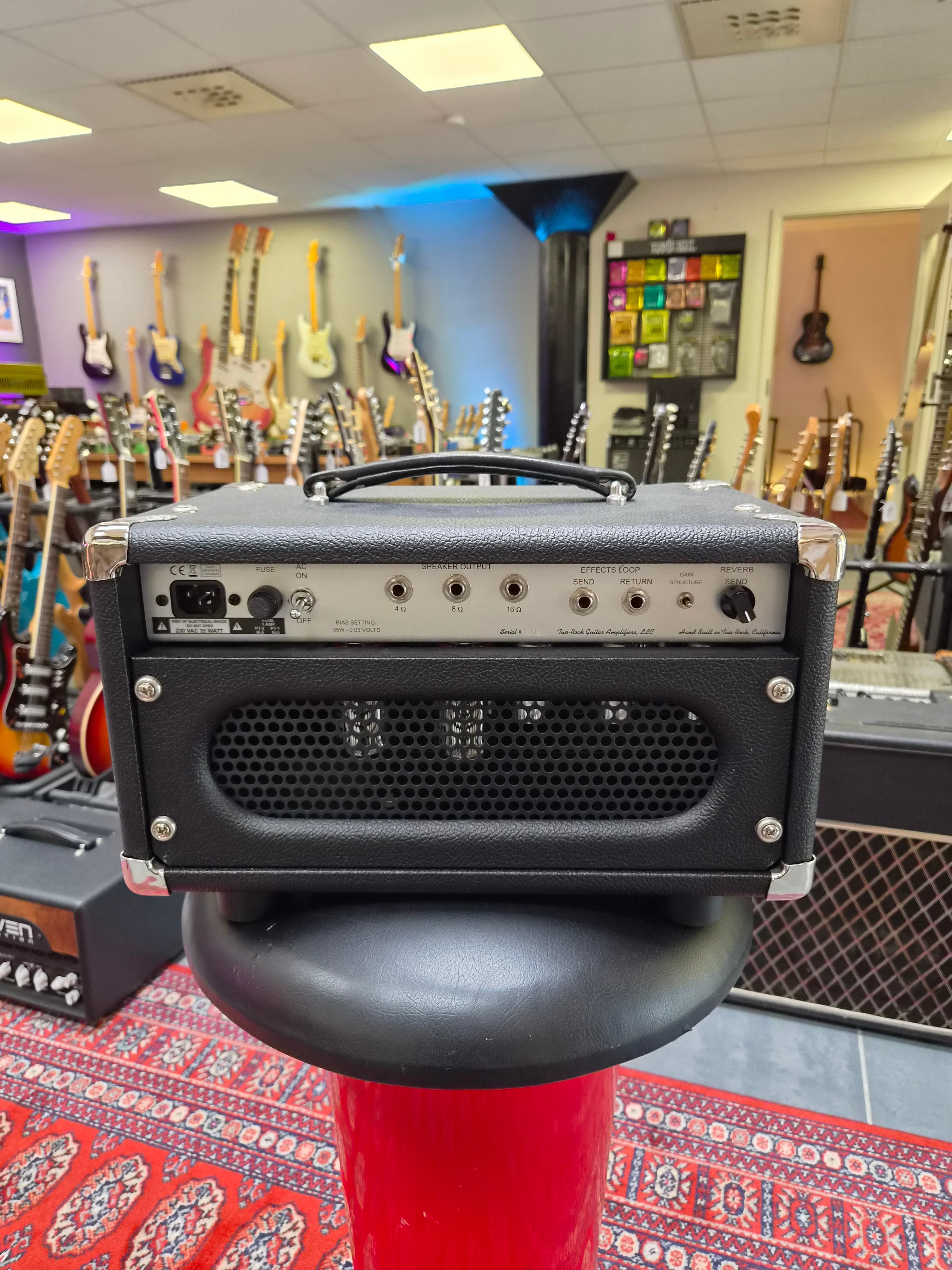 Two-Rock Studio Signature 35-Watt Guitar Amp Head Silver Panel