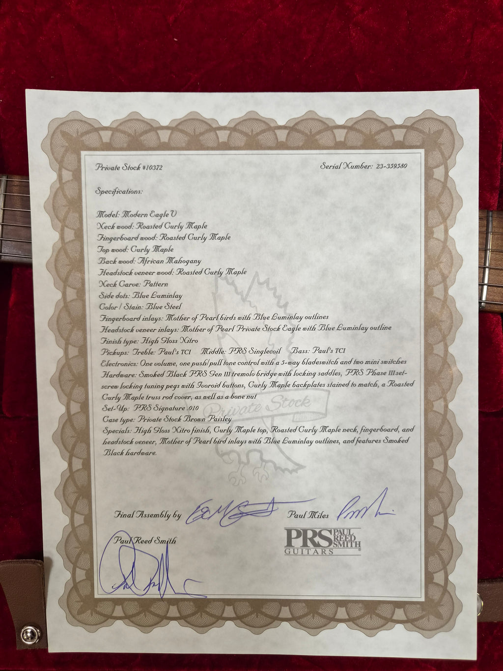 PRS Modern Eagle V Private Stock 2023
