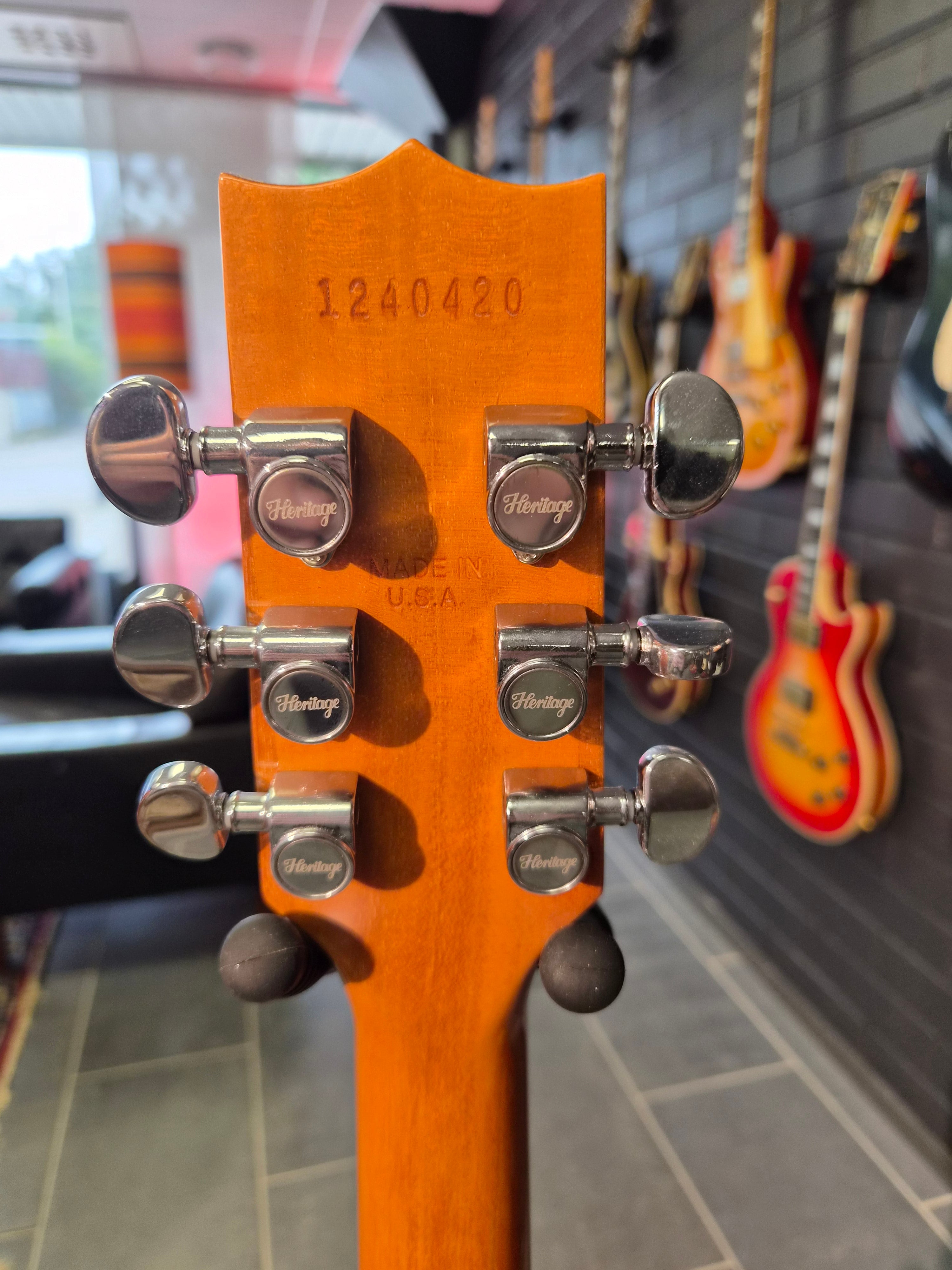 Heritage H-150 Cherry Standard Collection P90