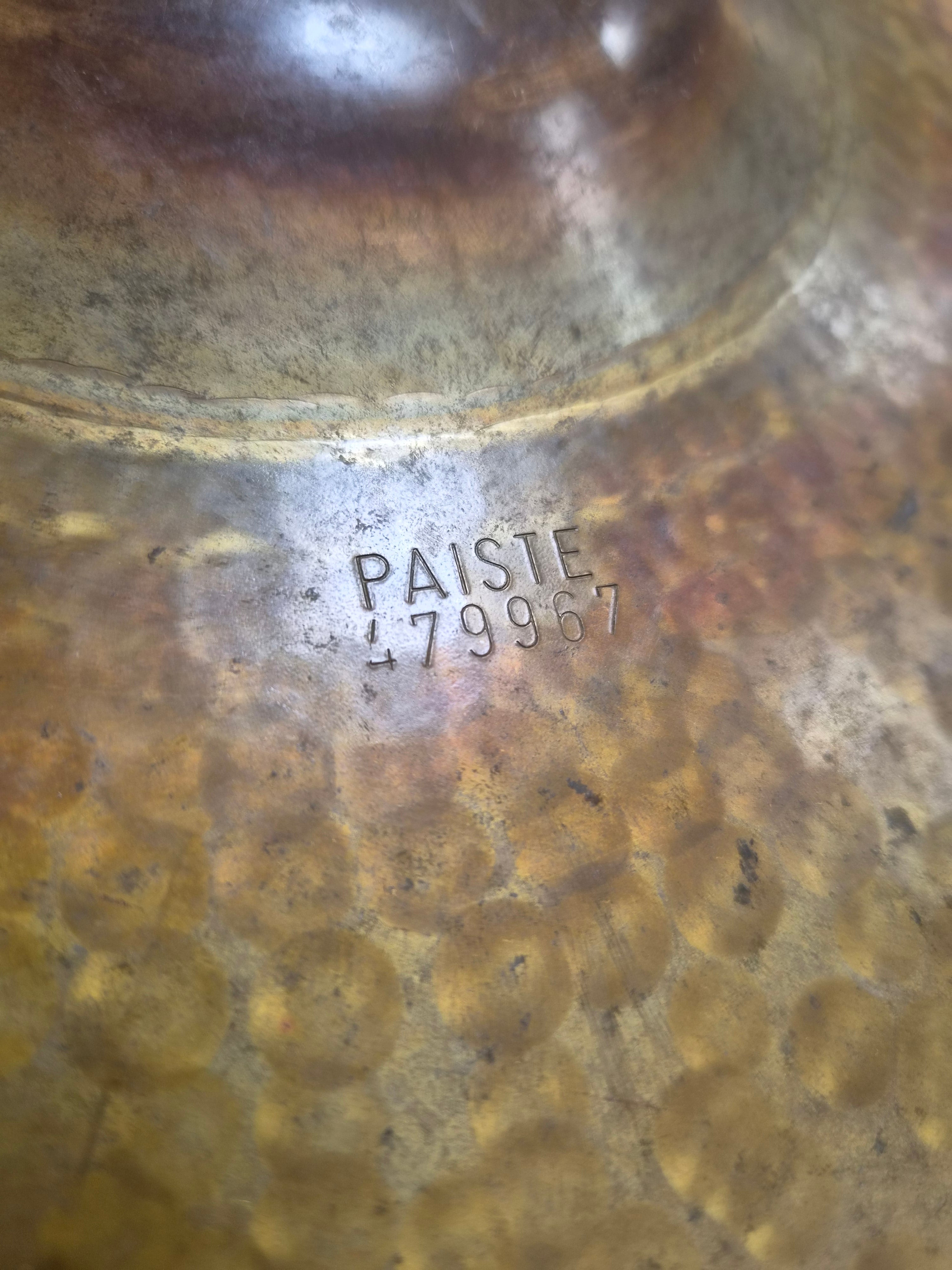 Paiste Rude Ride/Crash 20" 2378g 1984