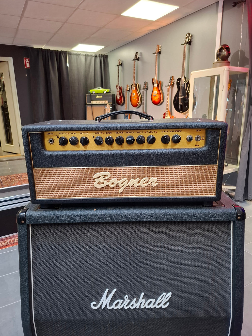 Bogner Shiva 80 EL34 Non-Reverb Head w/ Flight case