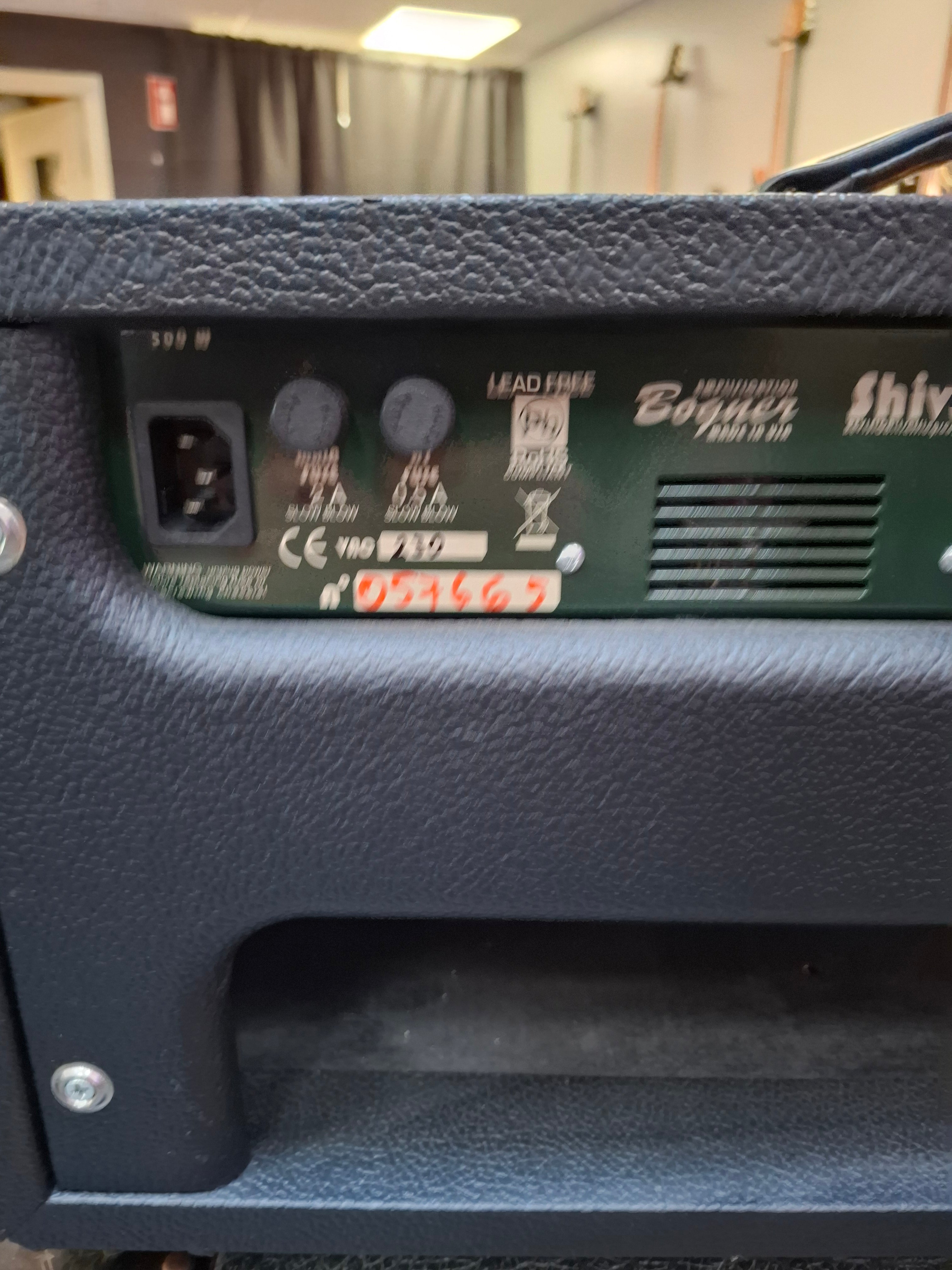 Bogner Shiva 80 EL34 Non-Reverb Head w/ Flight case