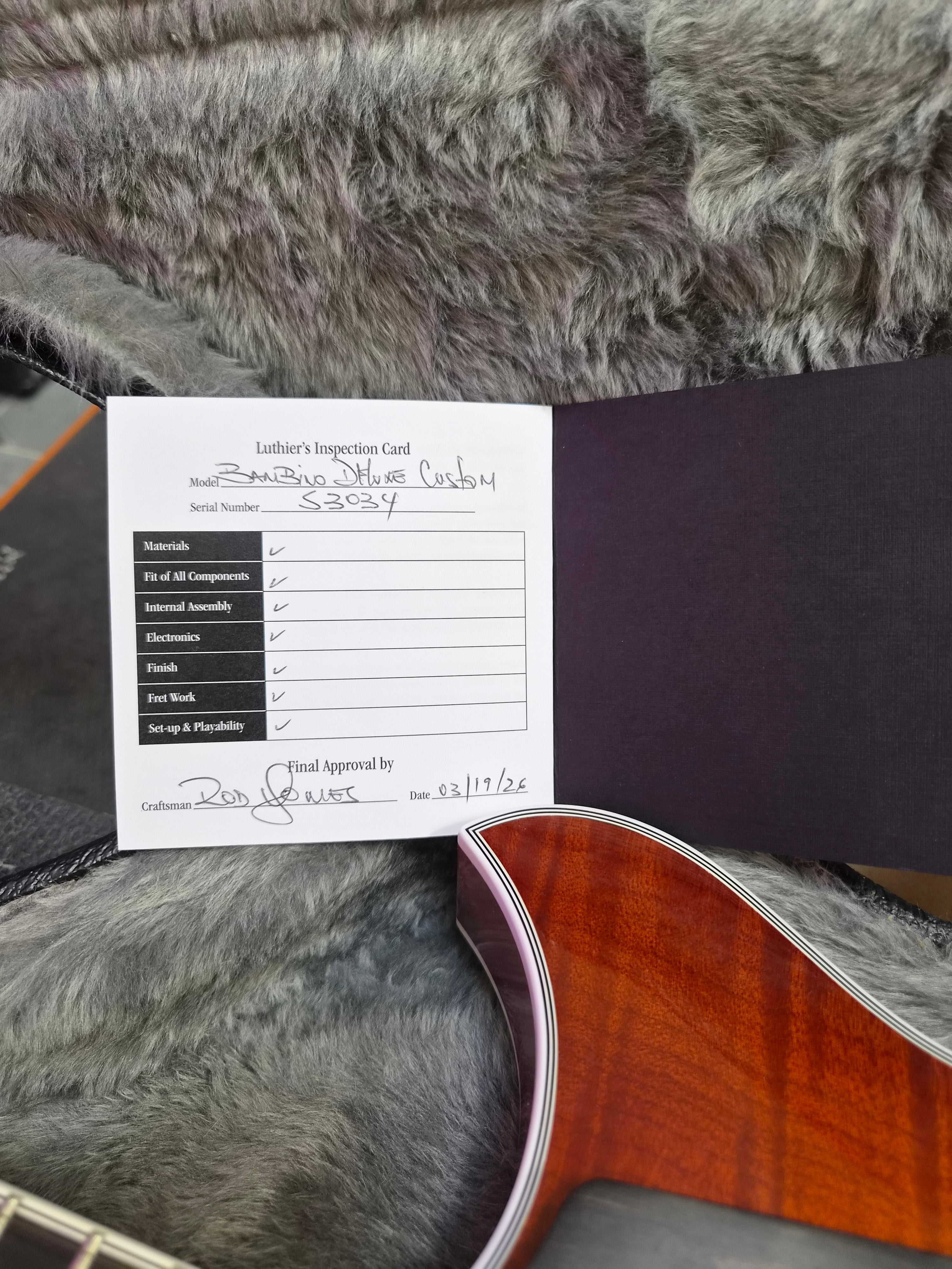 Benedetto Bambino Deluxe Custom 2026