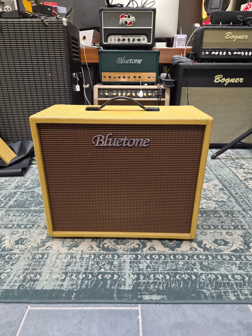 Bluetone 1x12" Cabinet Tweed w/ WGS Veteran 30 8 Ohm