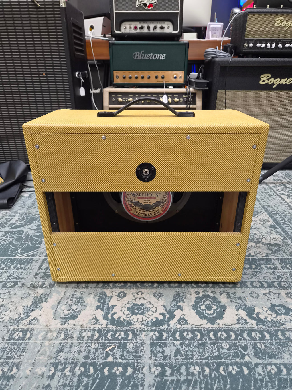 Bluetone 1x12" Cabinet Tweed w/ WGS Veteran 30 8 Ohm