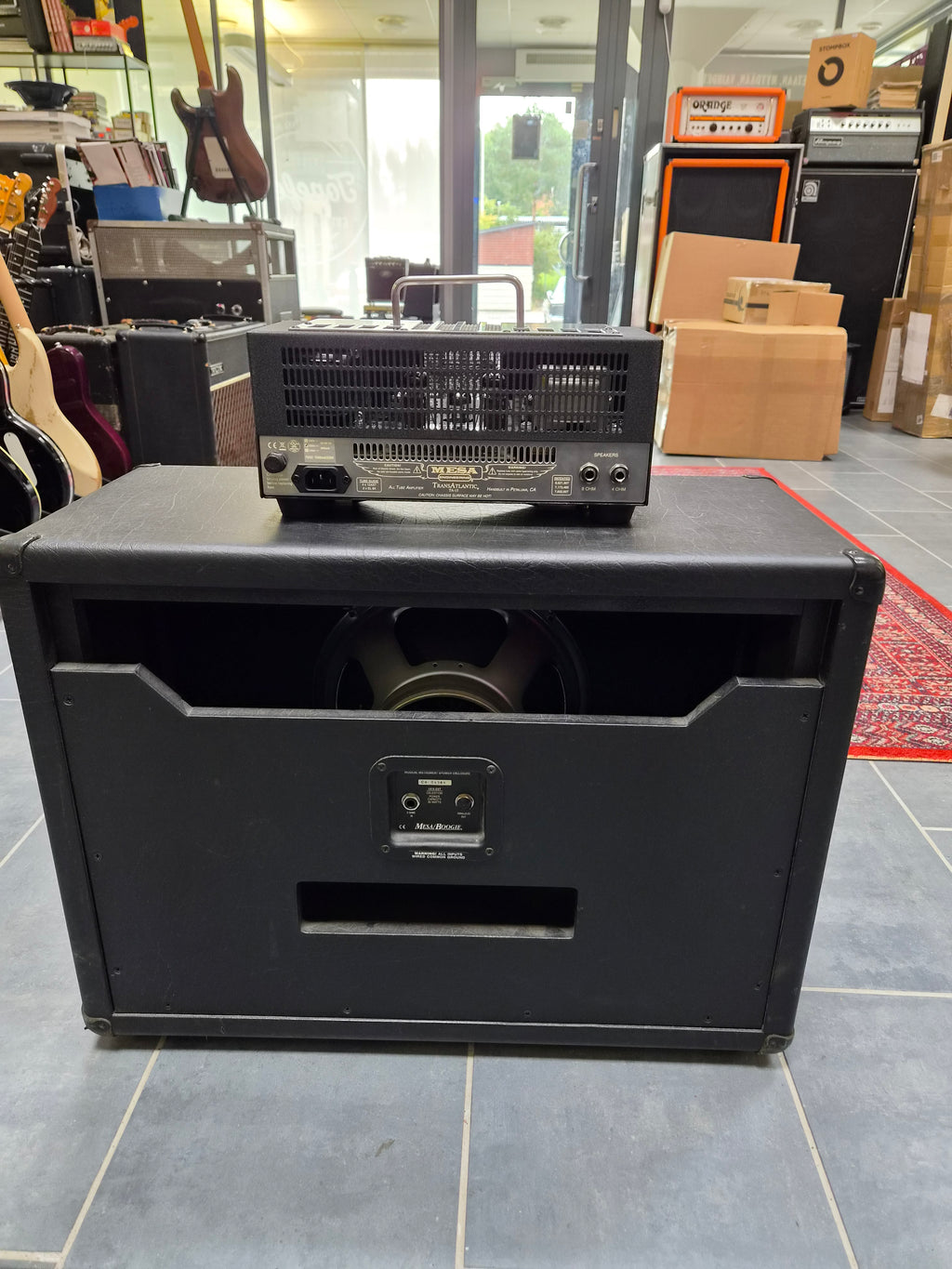 Mesa Boogie 1X12 EXT Wide Body Cab w/ Black Shadow 8 Ohm 90 Watts