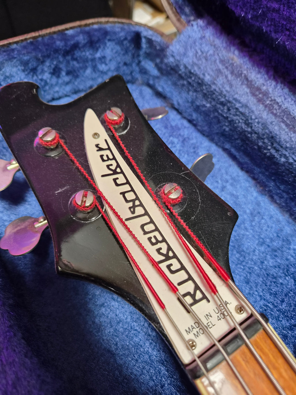 Rickenbacker 4001 1977 Jetglo Lefty