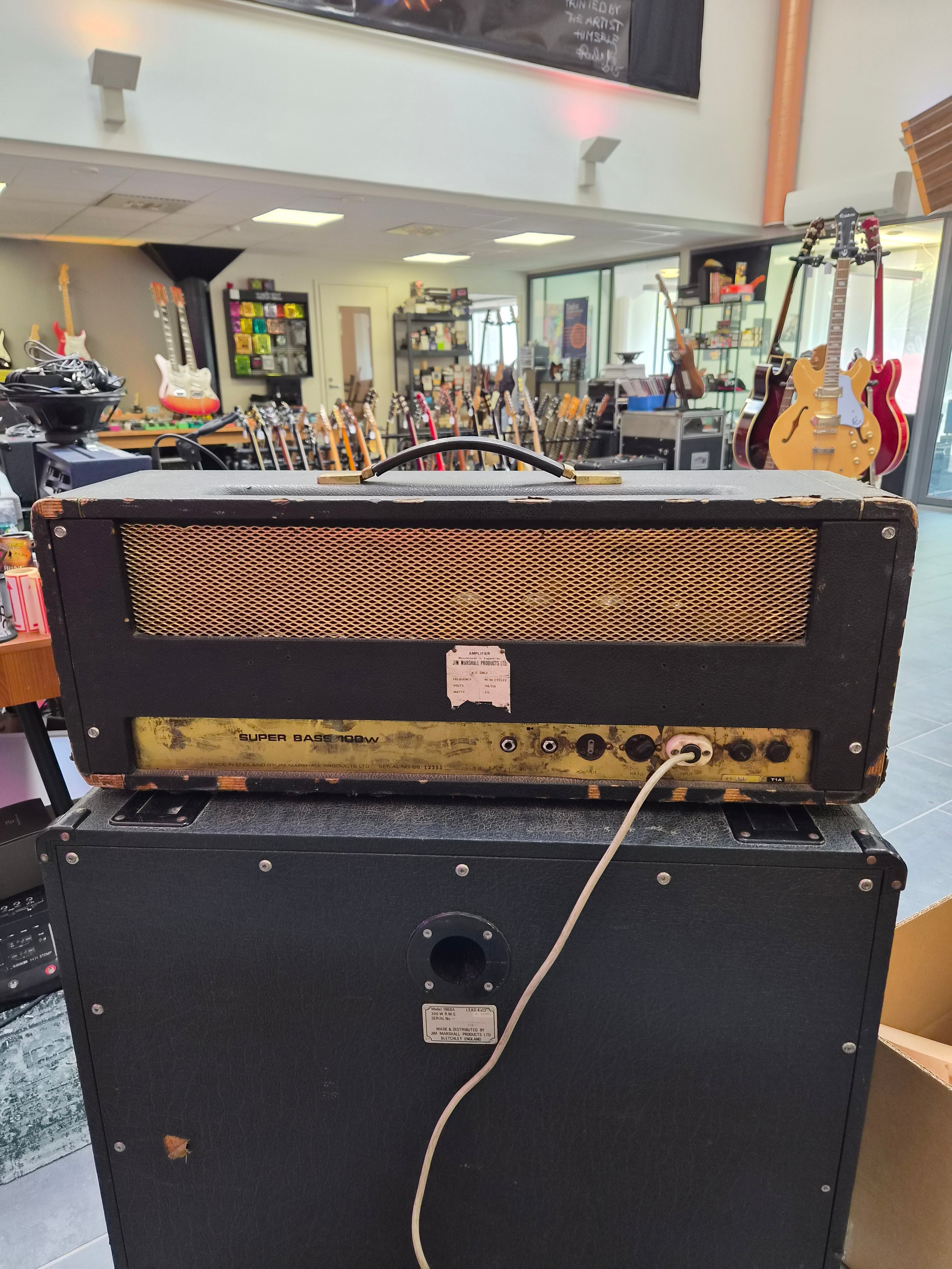 Marshall JMP Super Bass 100W 1968 "Plexi"