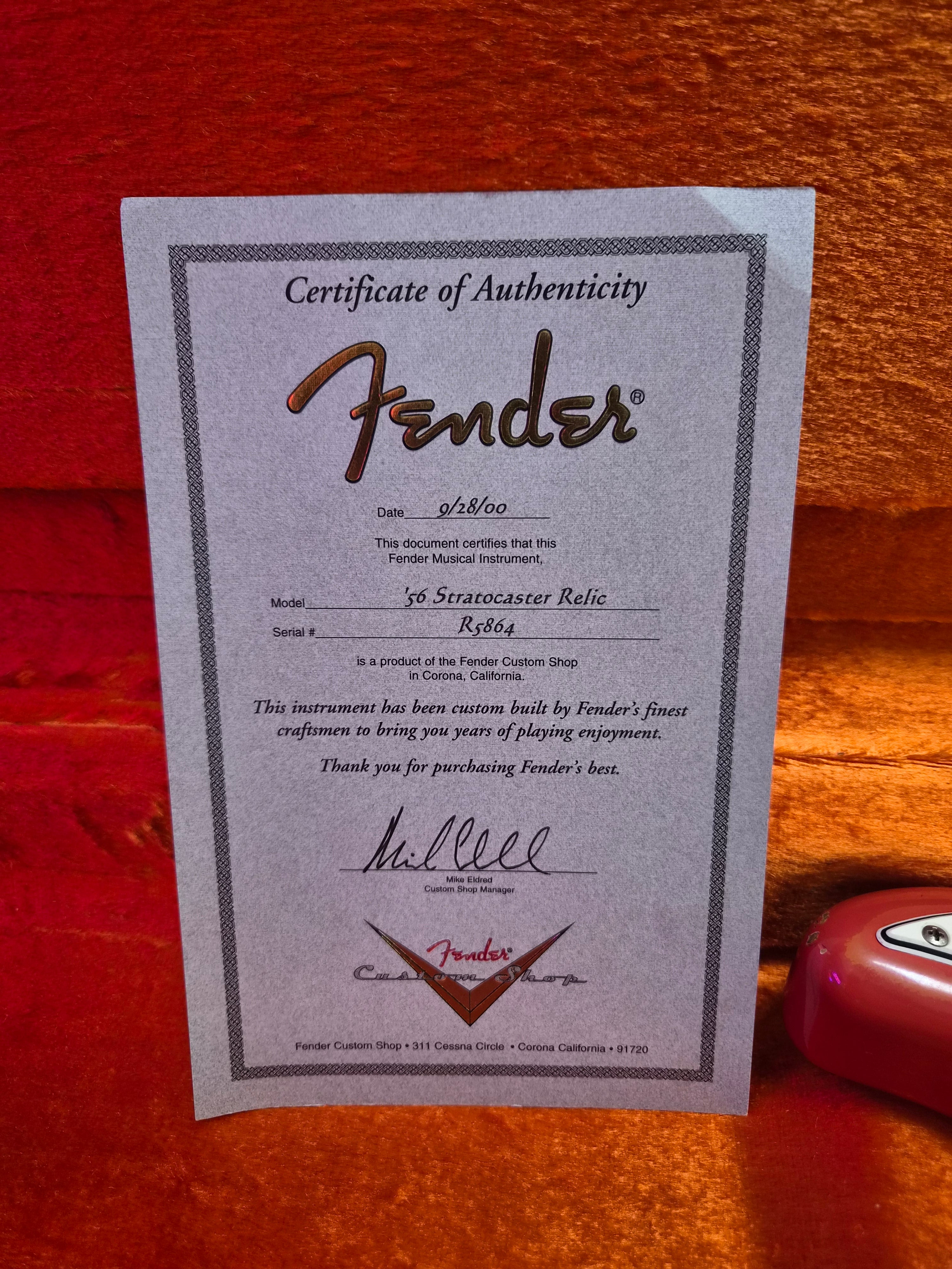 Fender Custom Shop 56 Stratocaster Relic 2000