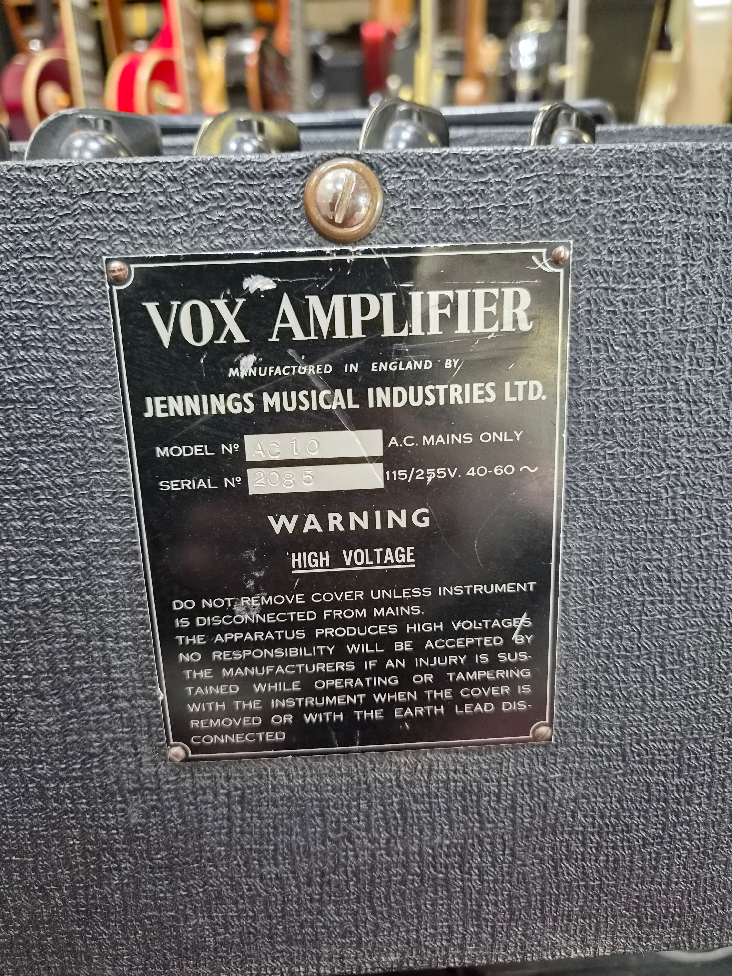 Vox AC10 1965