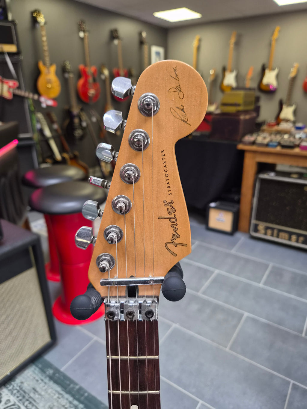 Fender Richie Sambora Signature Standard Stratocaster Olympic White 1995