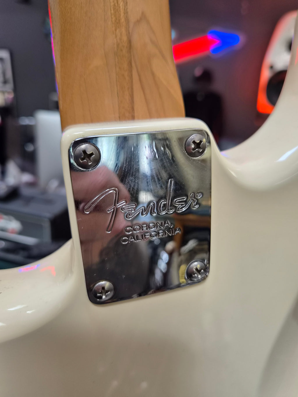 Fender Richie Sambora Signature Standard Stratocaster Olympic White 1995