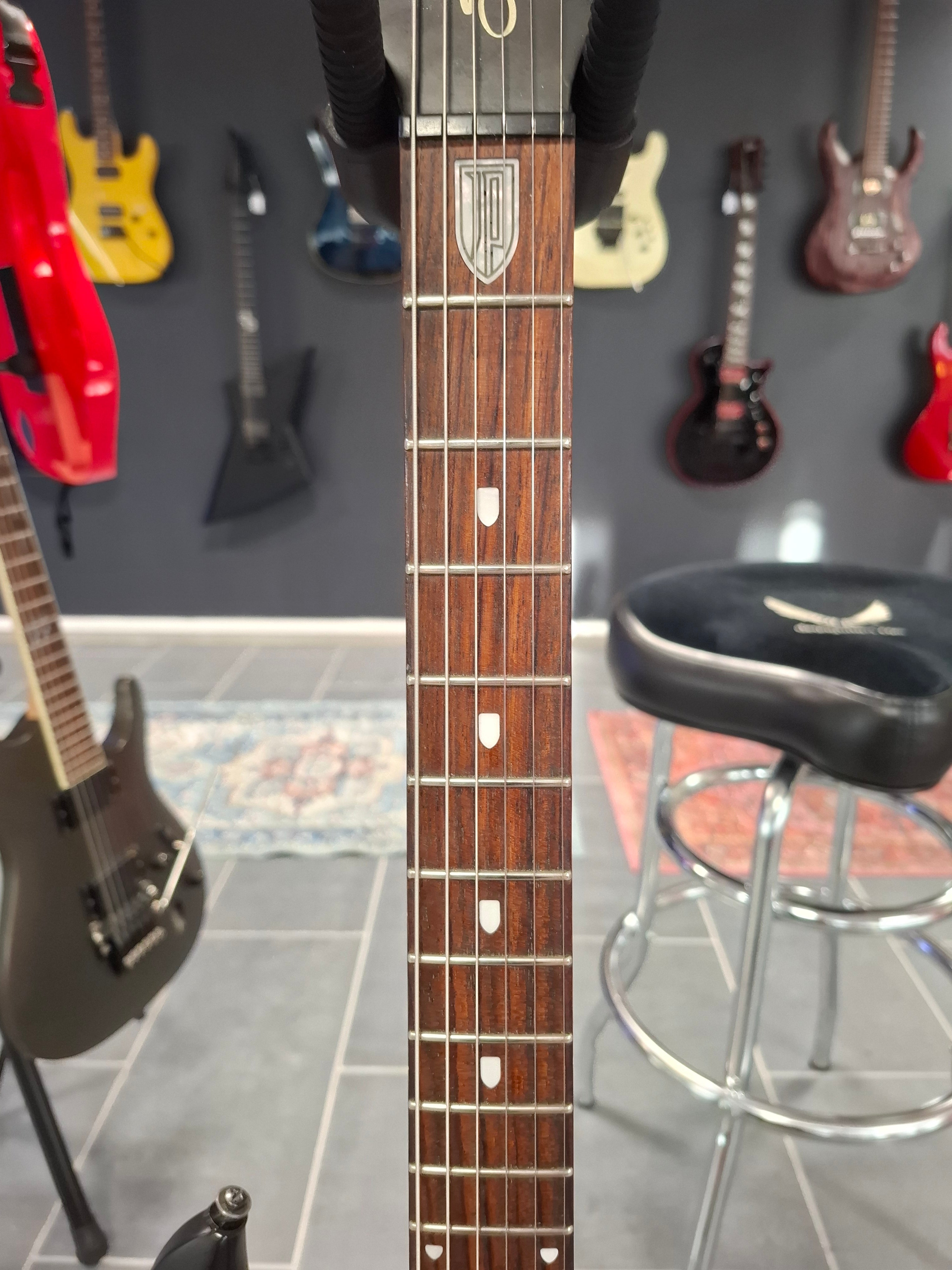 Sterling by Music Man MAJ100 John Petrucci Signature Majesty Stealth Black Made in Korea 2013