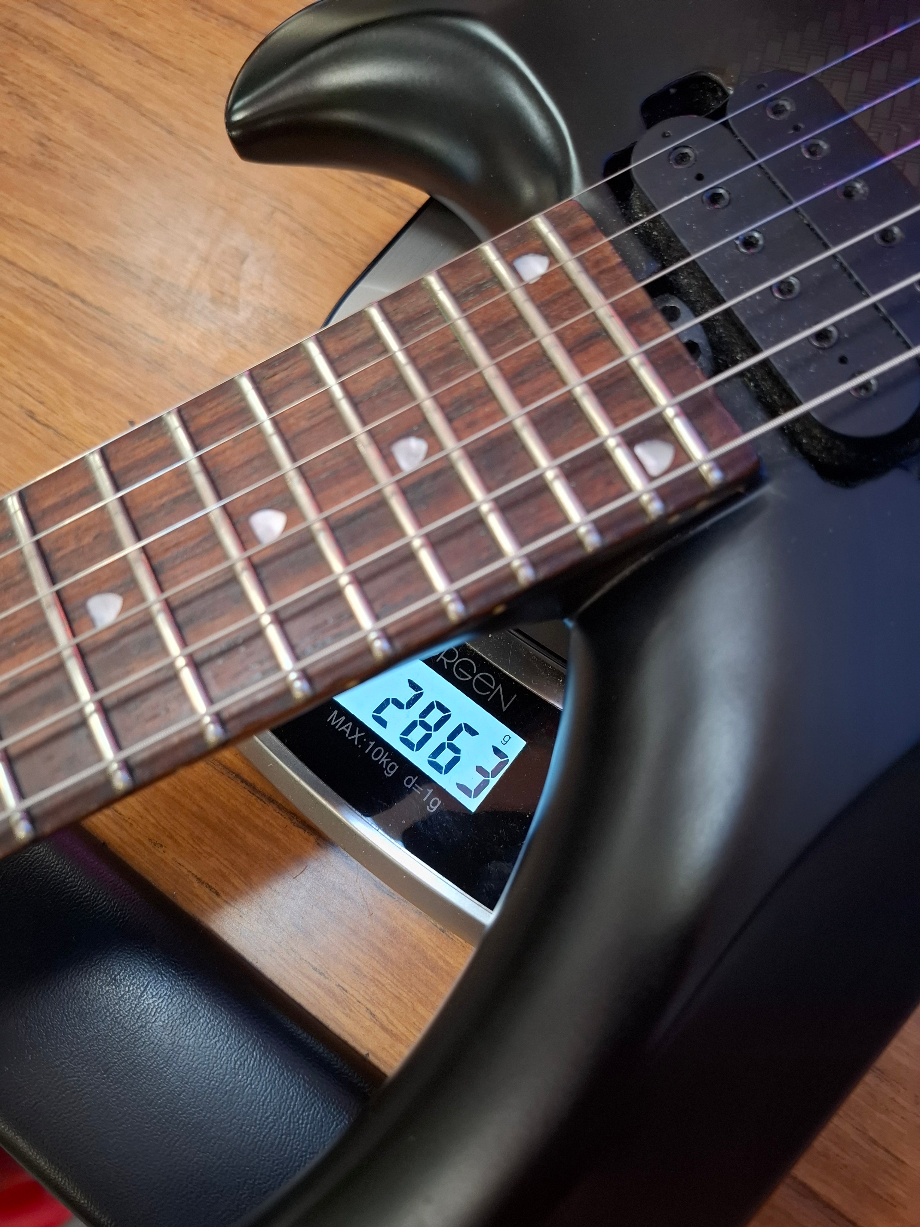 Sterling by Music Man MAJ100 John Petrucci Signature Majesty Stealth Black Made in Korea 2013