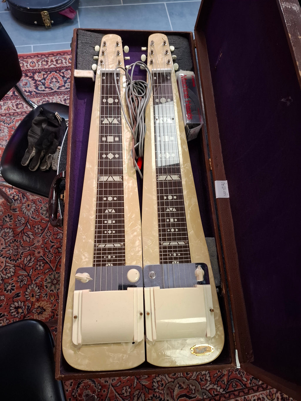 Supro Comet Double Neck 6/6 String Lap Steel 1954
