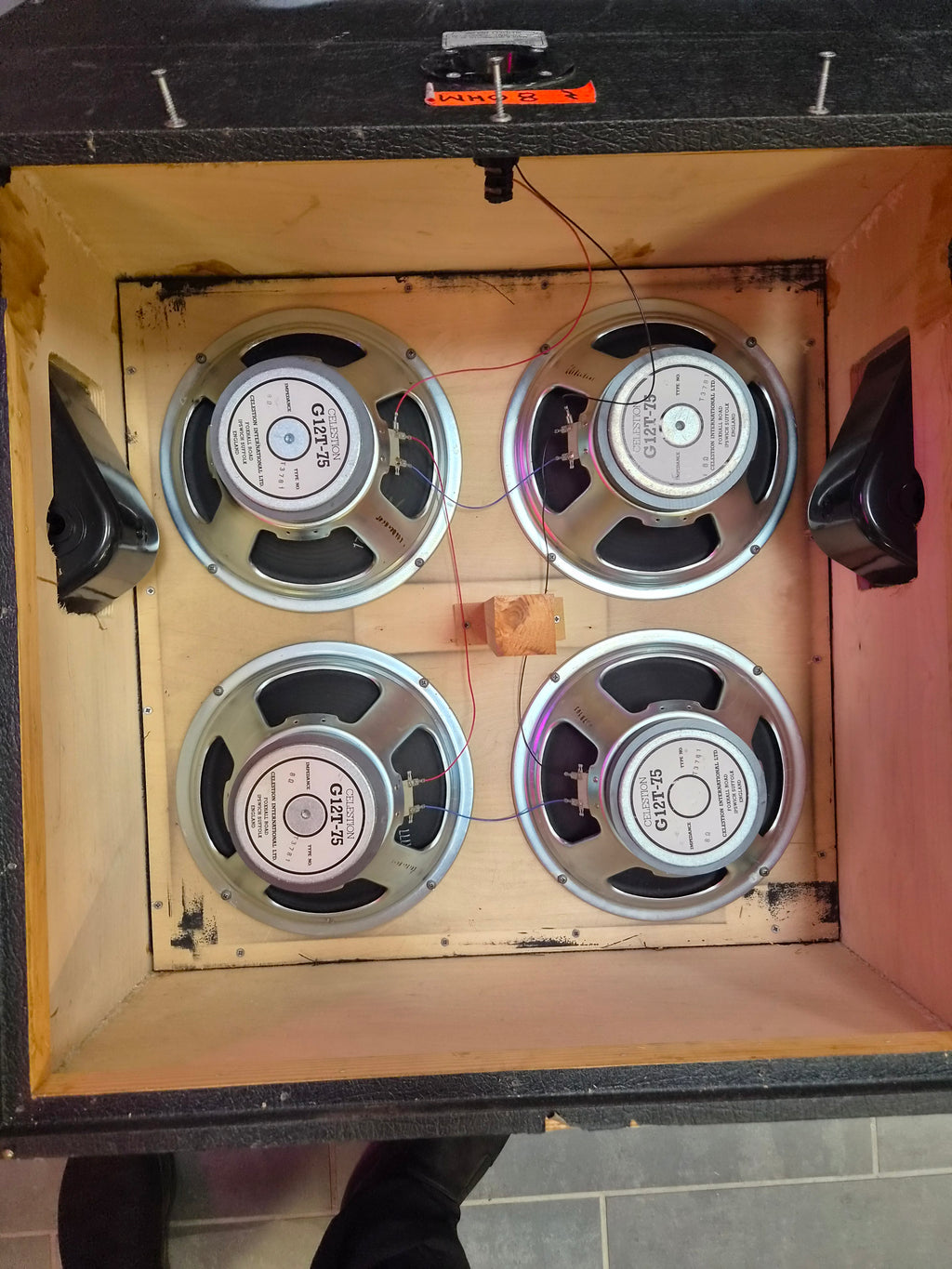 Marshall JCM800 1960B Lead Series 4x12" Cabinet 8 Ohms 1989