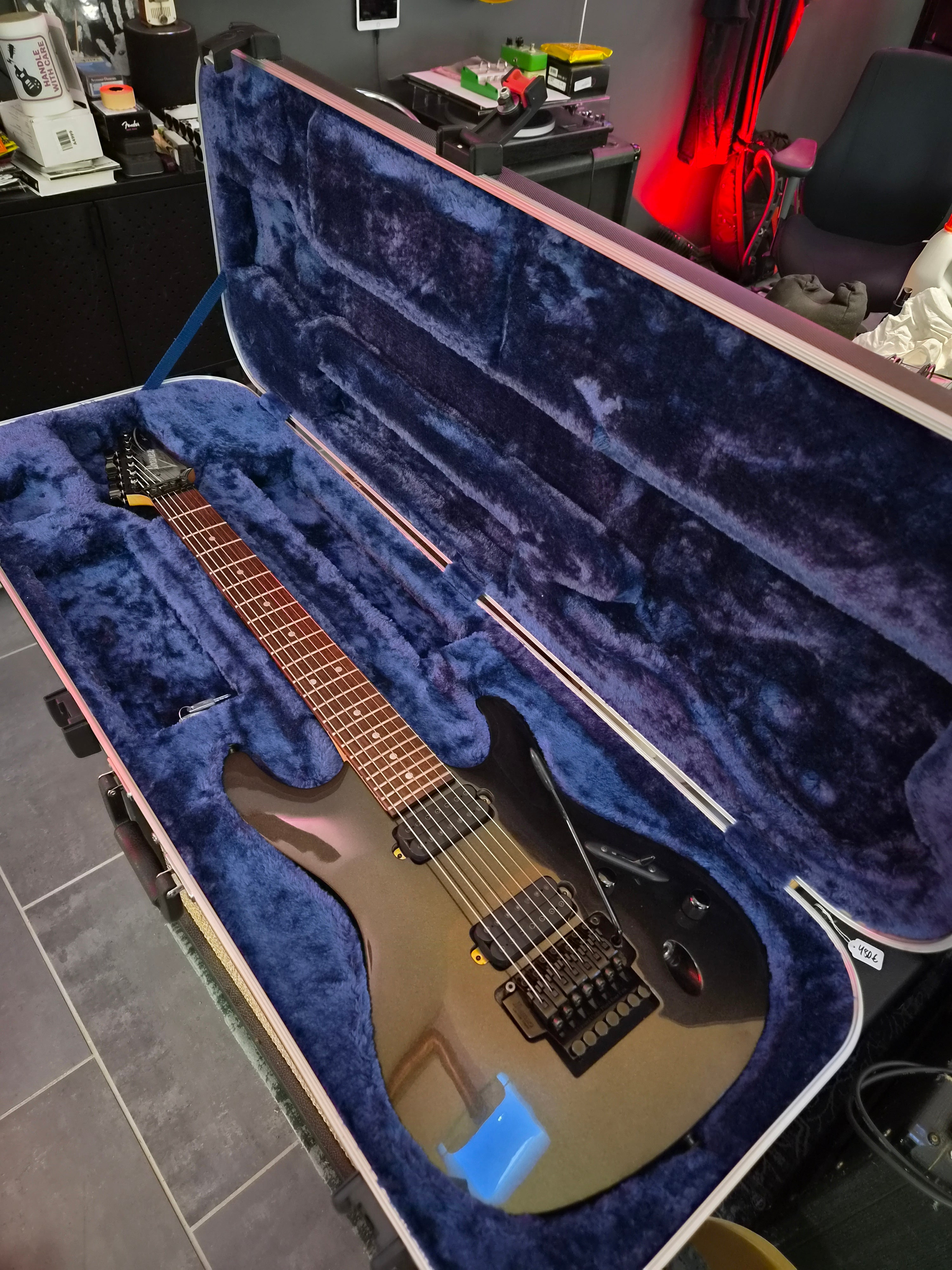 Ibanez S7420 Black Pearl Made in Japan