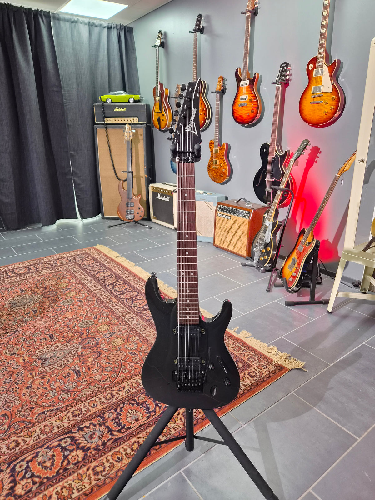 Ibanez S7420 Black Pearl Made in Japan