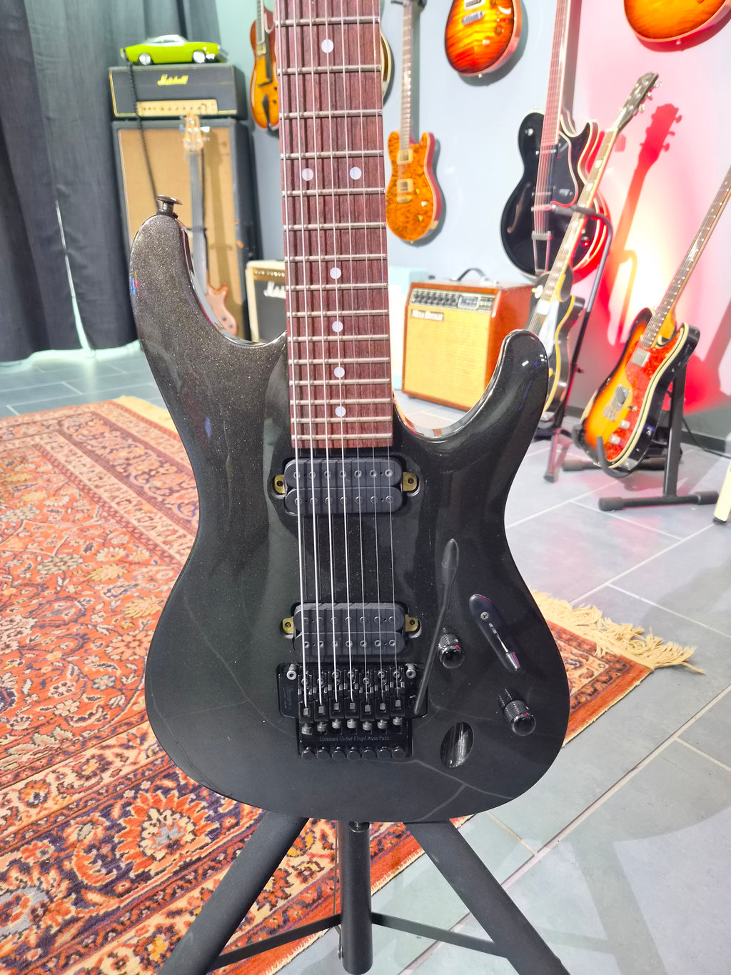 Ibanez S7420 Black Pearl Made in Japan