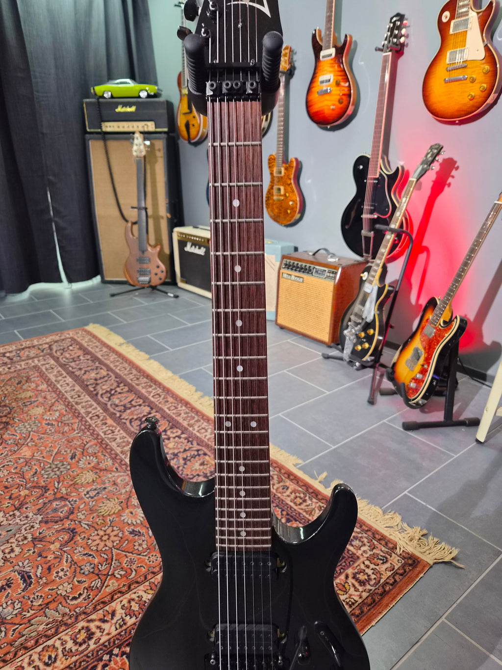 Ibanez S7420 Black Pearl Made in Japan