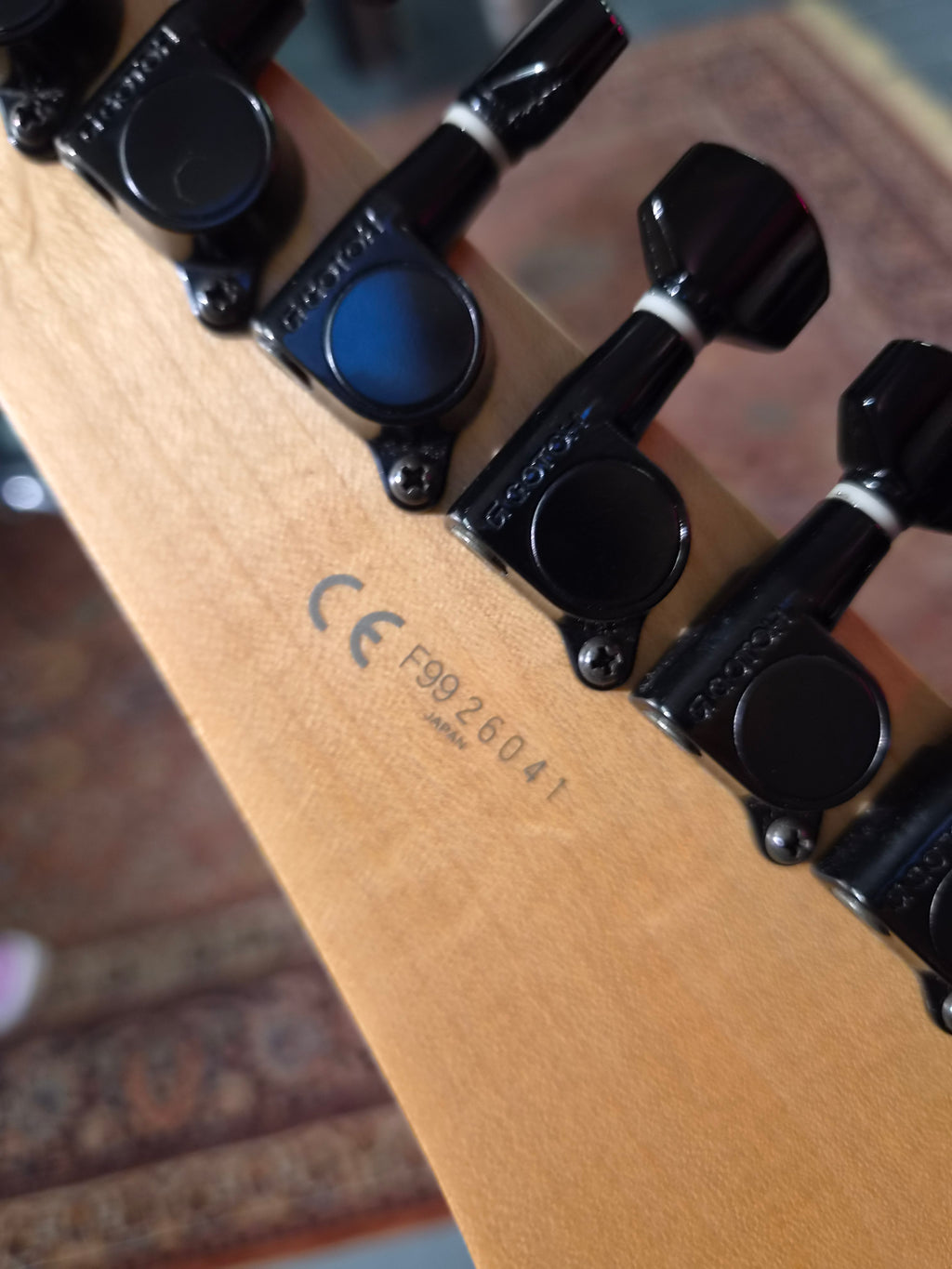 Ibanez S7420 Black Pearl Made in Japan