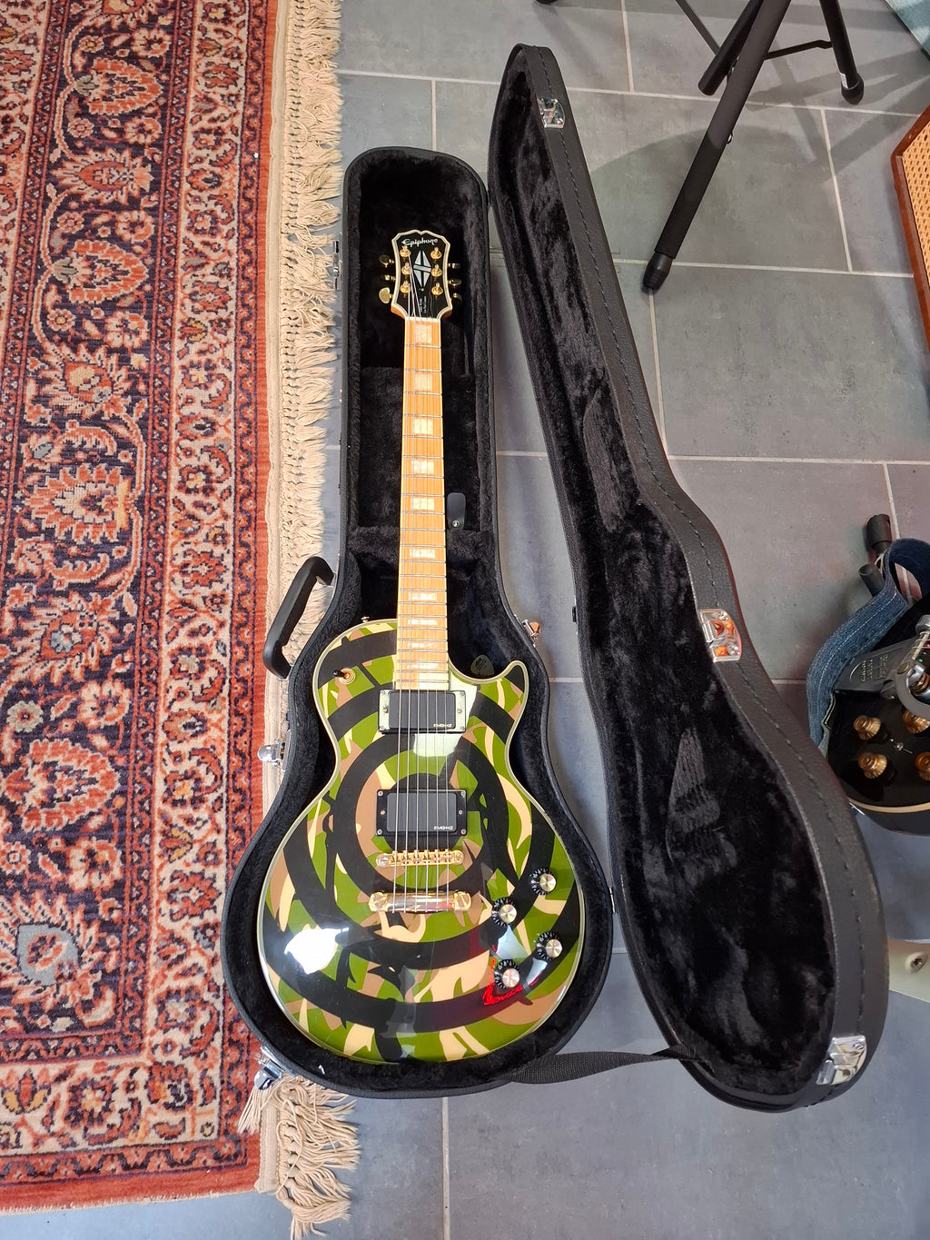 Epiphone Zakk Wylde Bullseye Les Paul Custom Plus Camo