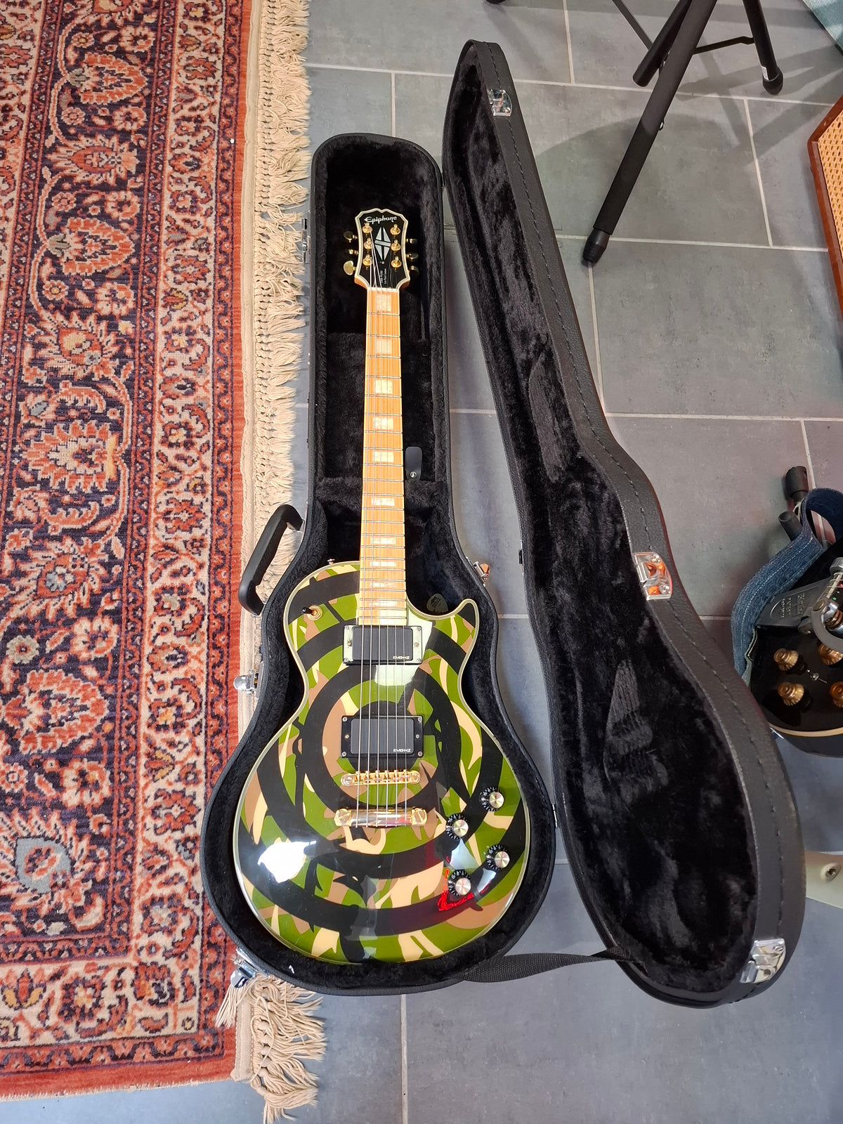 Epiphone Zakk Wylde Bullseye Les Paul Custom Plus Camo
