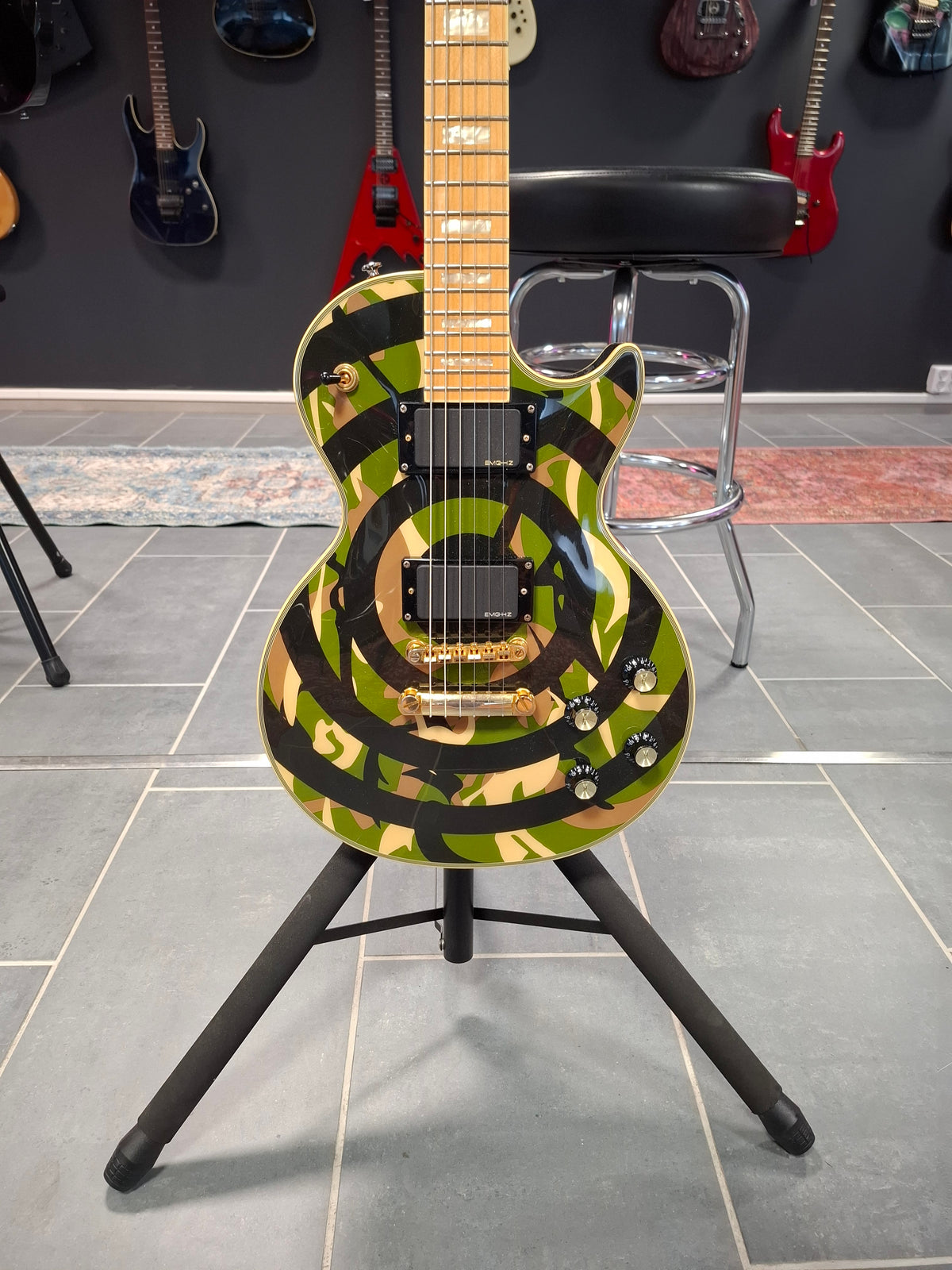 Epiphone Zakk Wylde Bullseye Les Paul Custom Plus Camo
