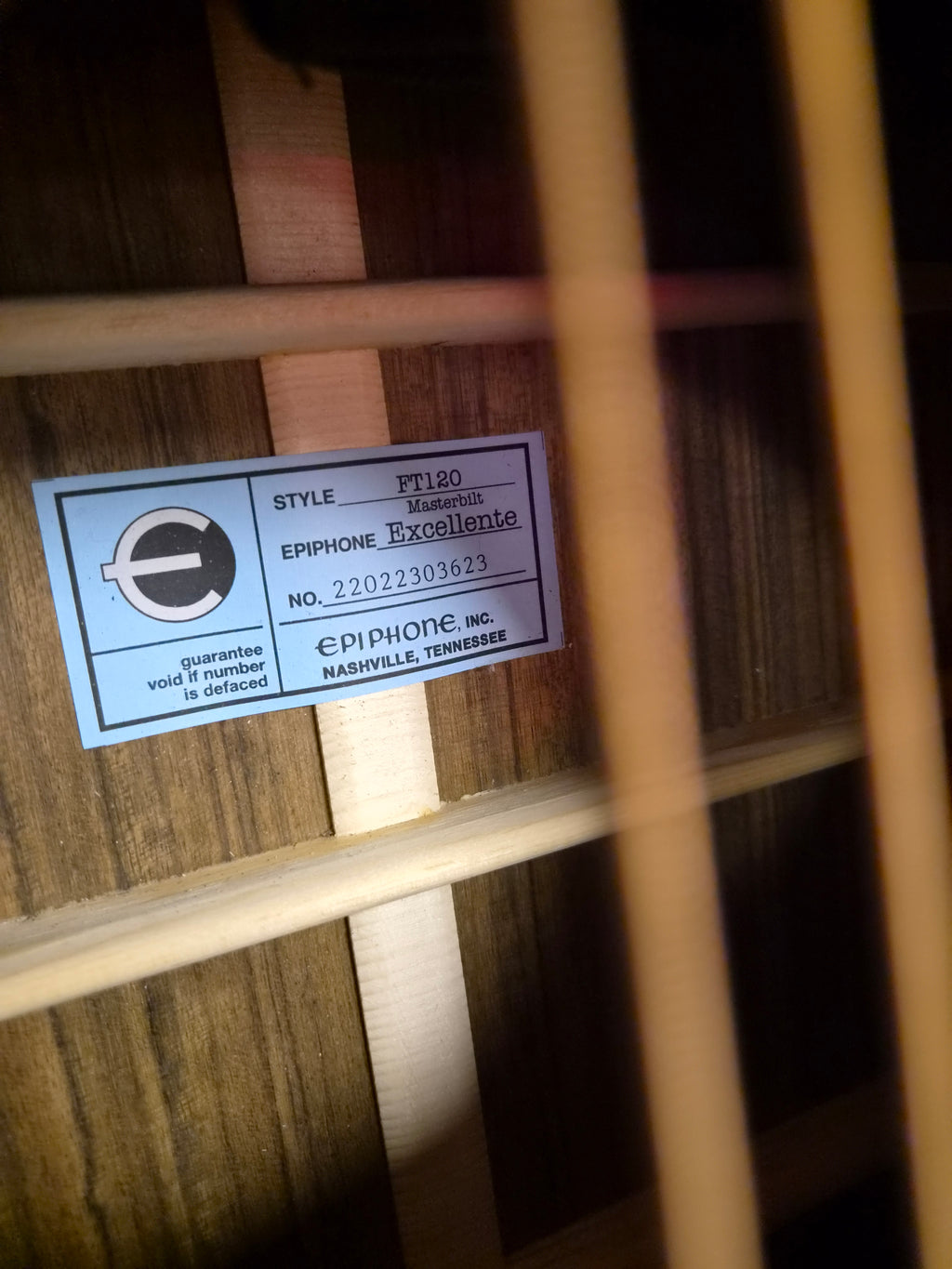 Epiphone Masterbilt Excellente