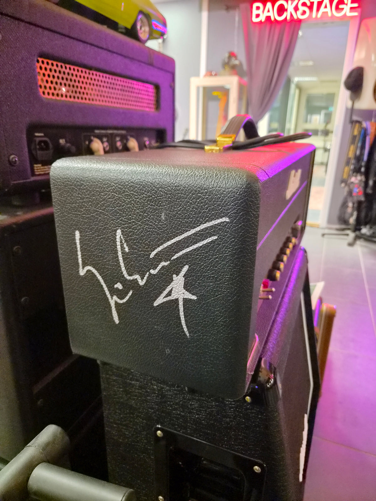 Marshall 1987X Vintage Reissue Head signed by Yngwie Malmsteen
