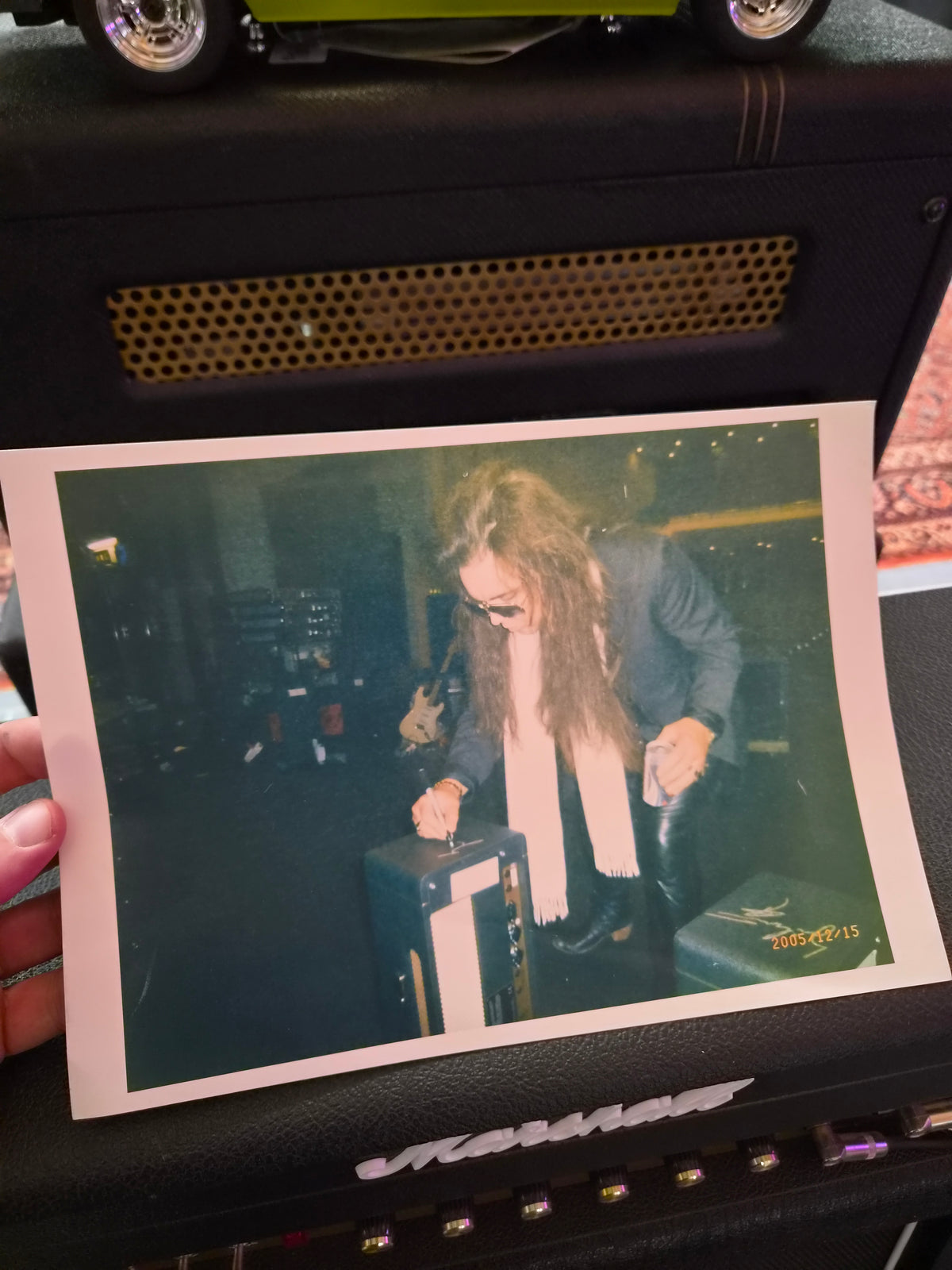 Marshall 1987X Vintage Reissue Head signed by Yngwie Malmsteen