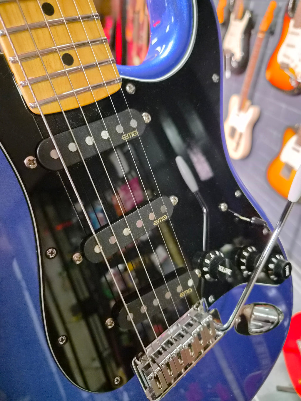 Fender American Standard Stratocaster 2014 w/ EMG Crossroads pickups and EMG electronics