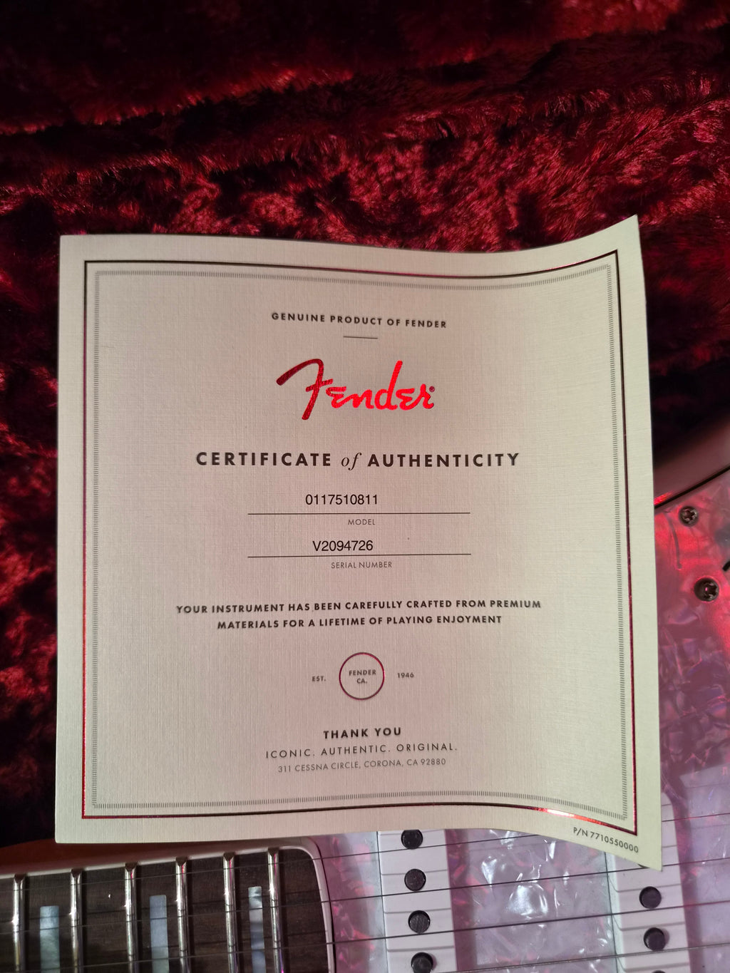 Fender Kenny Wayne Shepherd Signature Stratocaster 2020