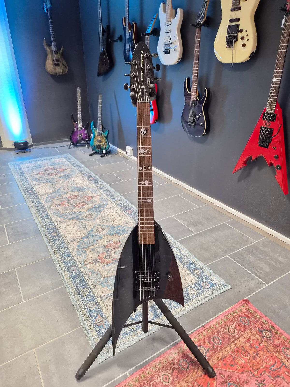 Jackson Roswell Rhoads RWR Black Made in Japan
