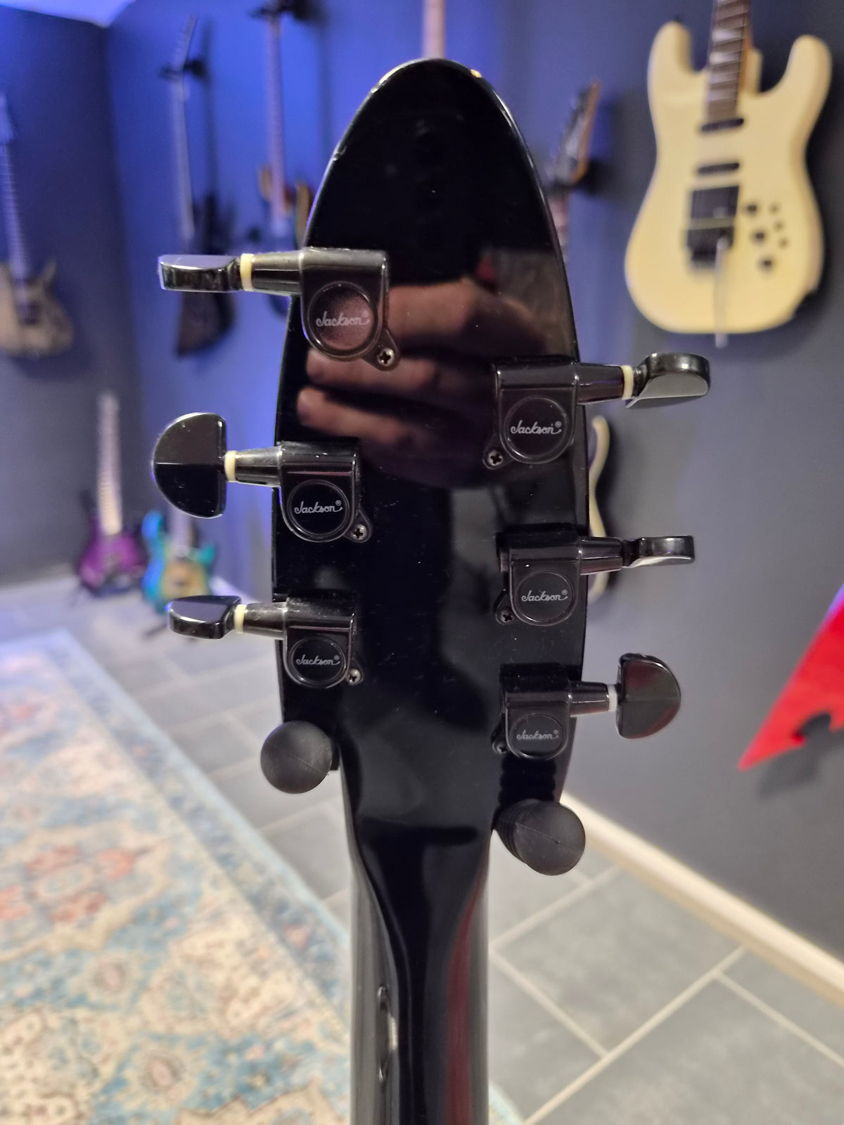 Jackson Roswell Rhoads RWR Black Made in Japan