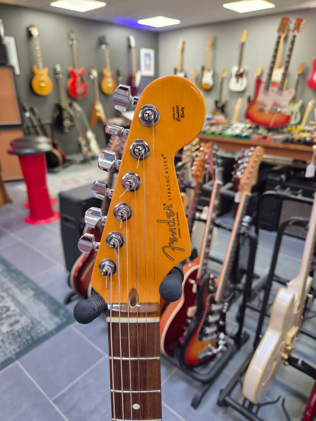 Fender American Deluxe Stratocaster w/ Jeff Beck Olympic Pearl Body and Professional II Neck