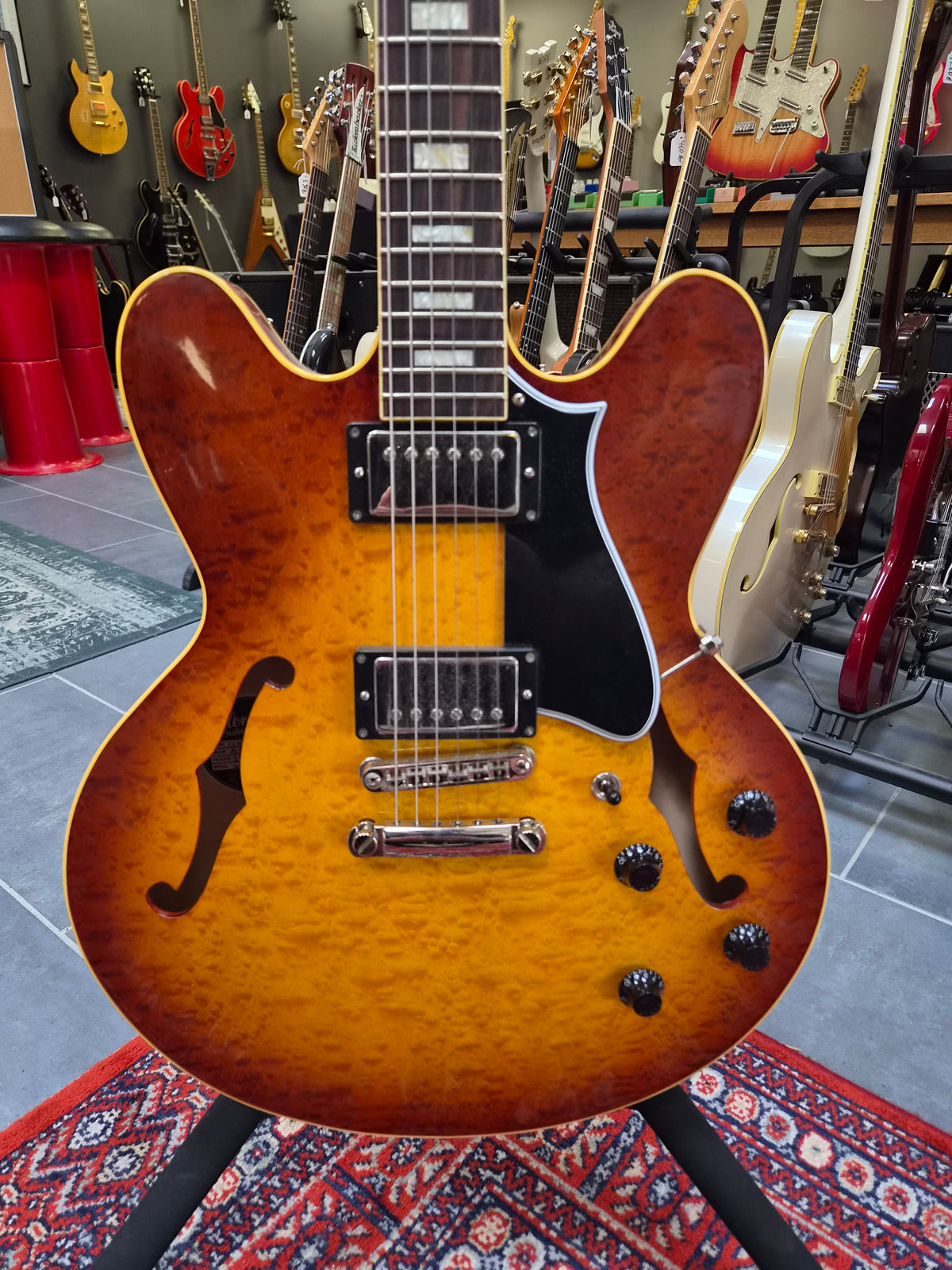 Heritage Custom Shop Core Collection H-535 Blistered Maple Almond Sunburst 2024