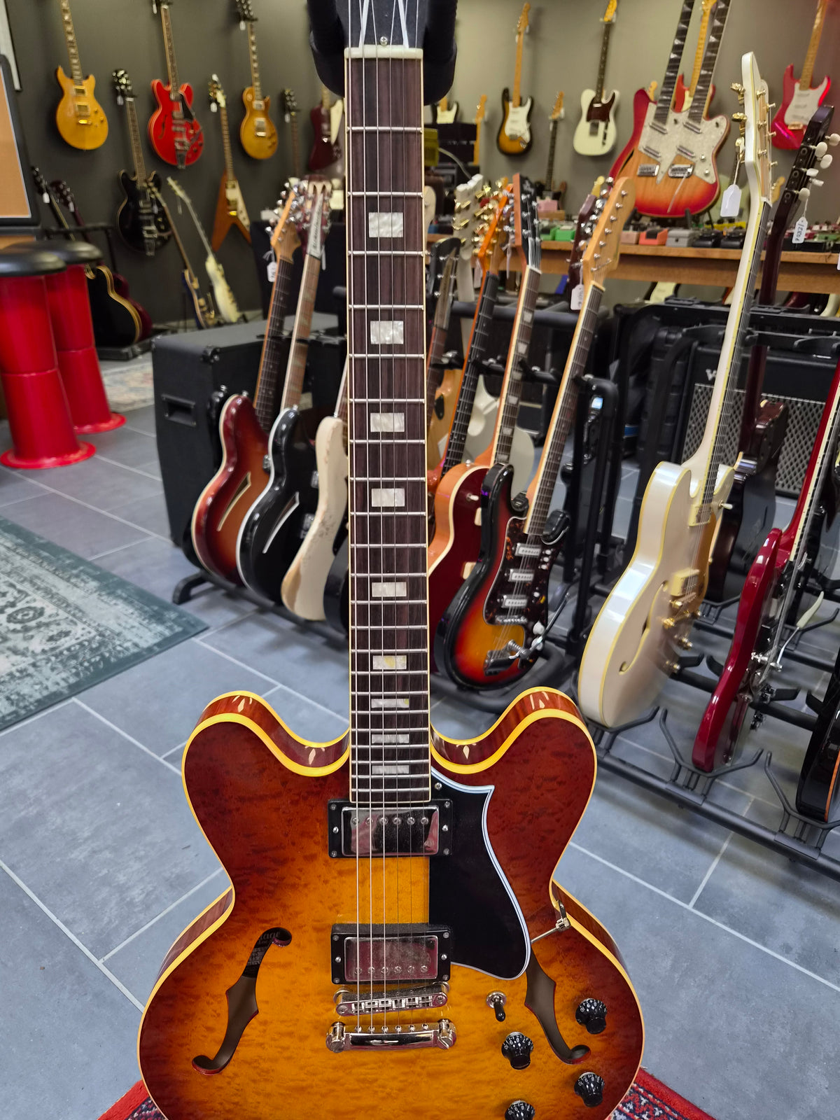 Heritage Custom Shop Core Collection H-535 Blistered Maple Almond Sunburst 2024