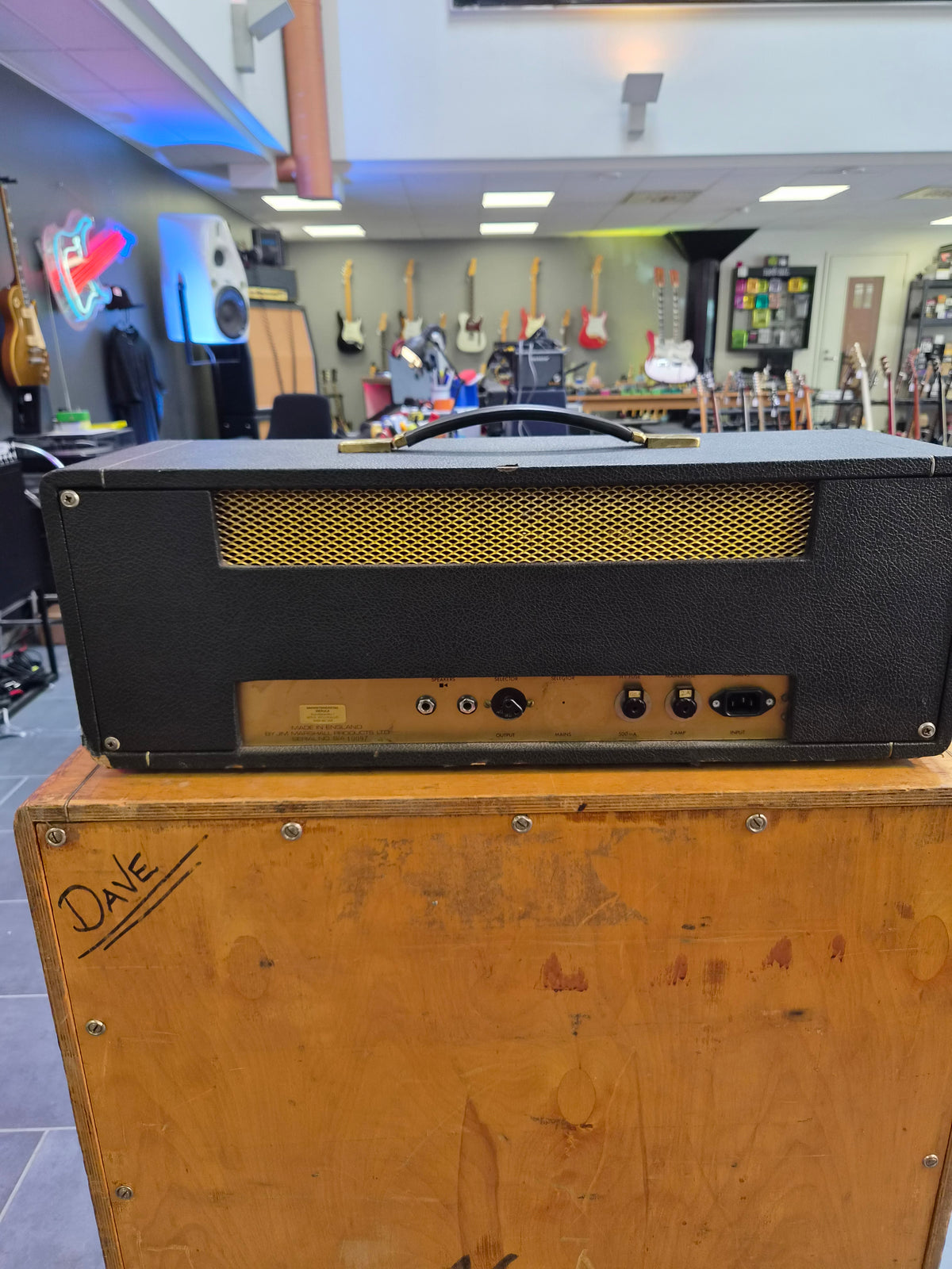 Marshall JMP 50W 1968 Plexi & Marshall 1982A Cabinet